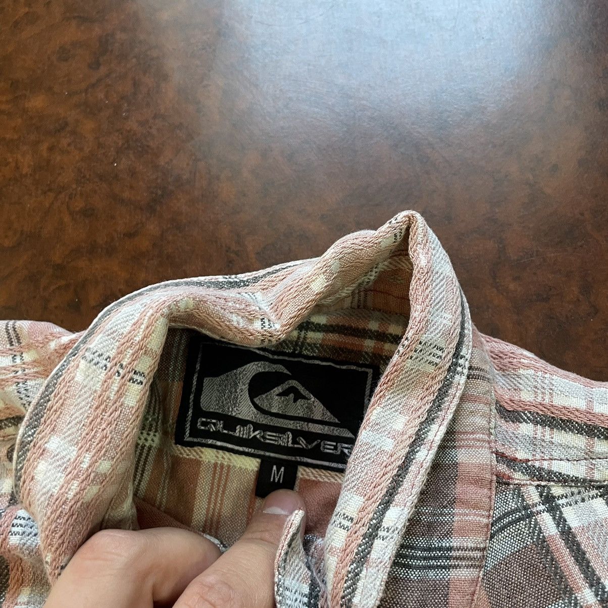 Quiksilver 90s BOXY LOGO QUIKSILVER SHIRT FLANNEL tweed BAGGY JAPAN Size US M / EU 48-50 / 2 - 3 Thumbnail