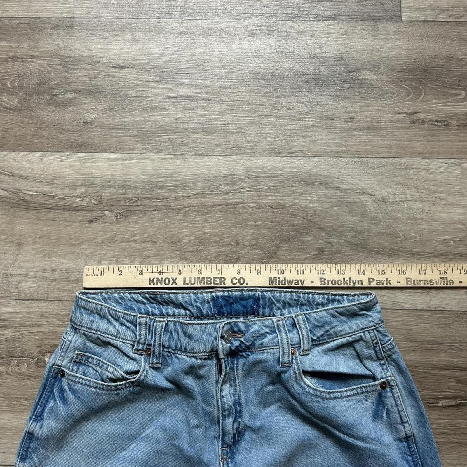 Other Vintage Baggy Wide Leg Double Knee Denim Jeans size 28” Size 30" / US 8 / IT 44 - 5 Thumbnail