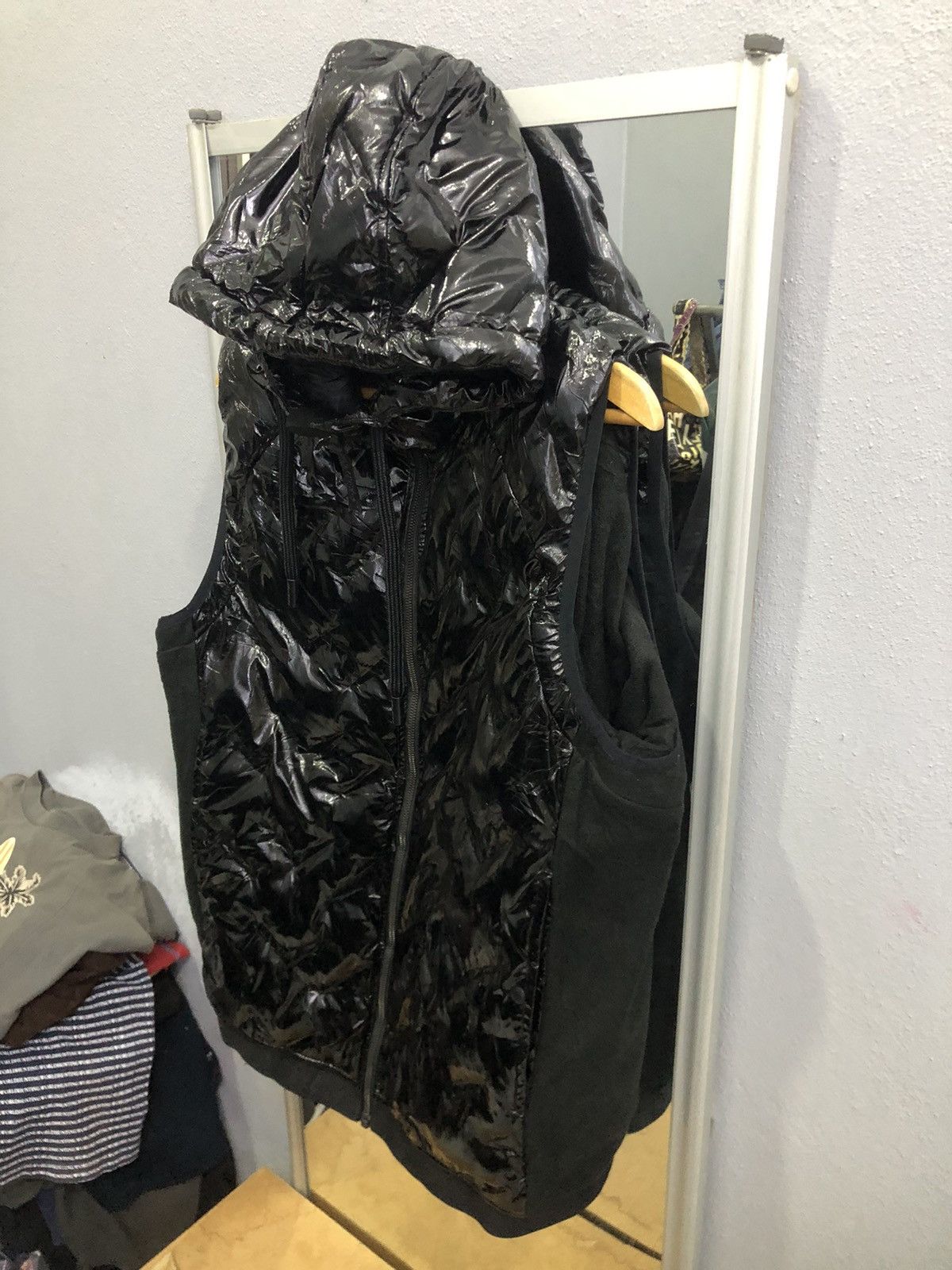 Japanese Brand Japan Field Core Gloss Puffer Vest Hybrid Jacket Size US XL / EU 56 / 4 - 15 Thumbnail