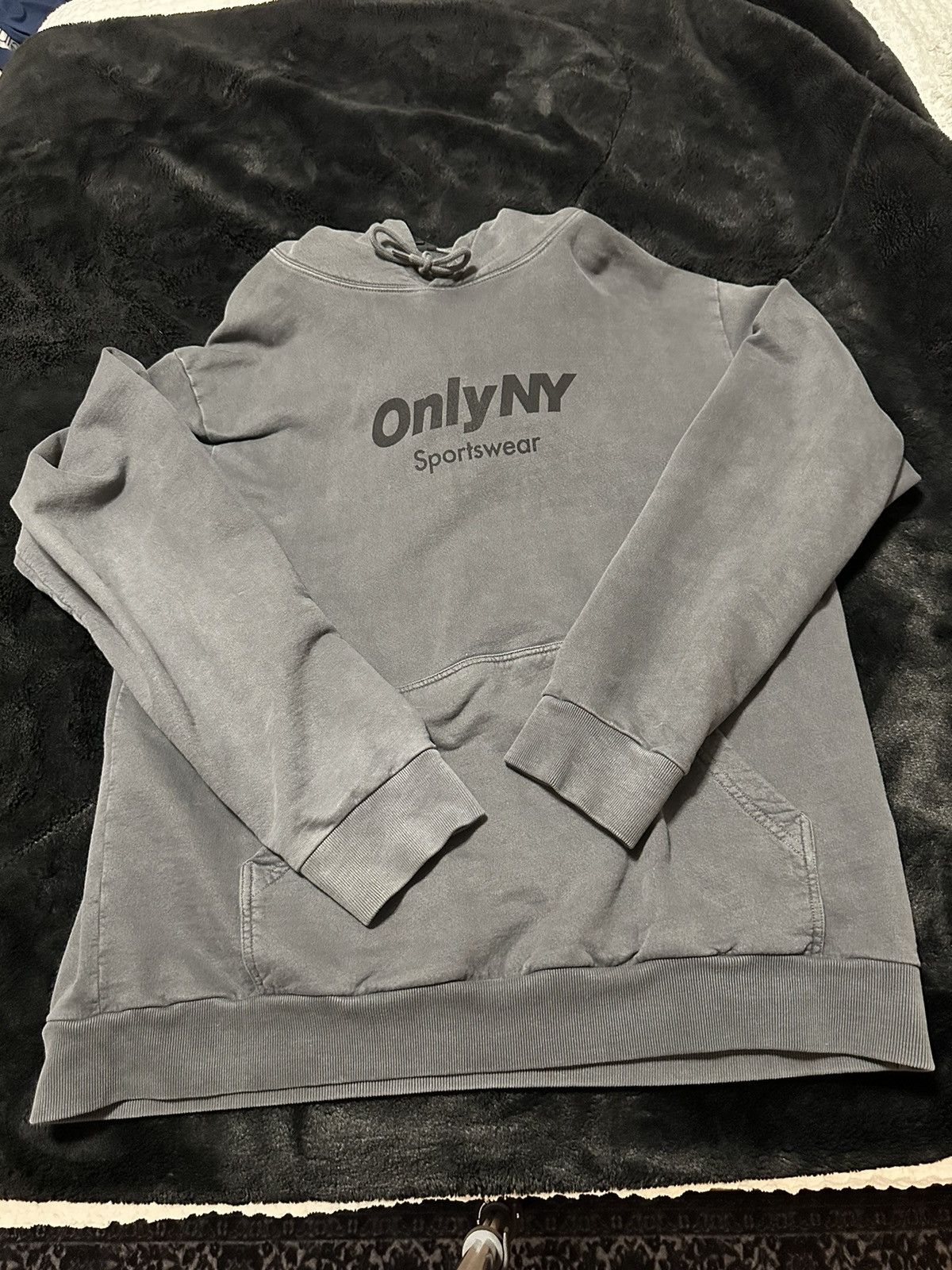 Only NY OnlyNY “Sportswear” Off Black Hoodie Size US XL / EU 56 / 4 - 1 Thumbnail