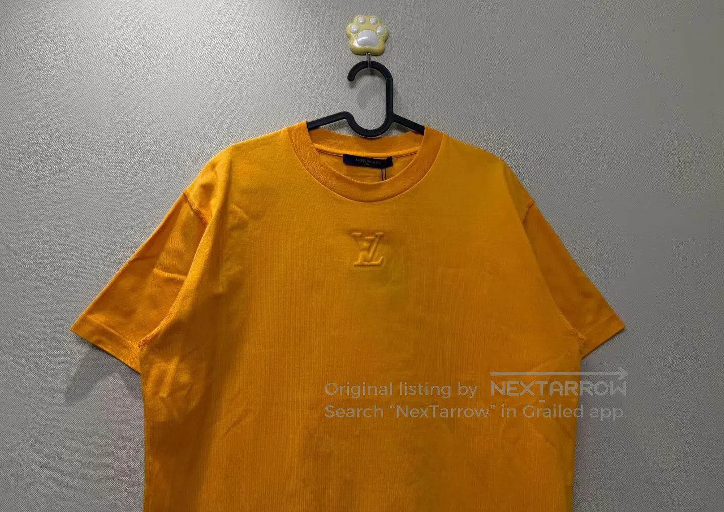 Louis Vuitton Louis Vuitton Orange Embossed Logo Short Sleeve| Size US M / EU 48-50 / 2 - 2 Thumbnail