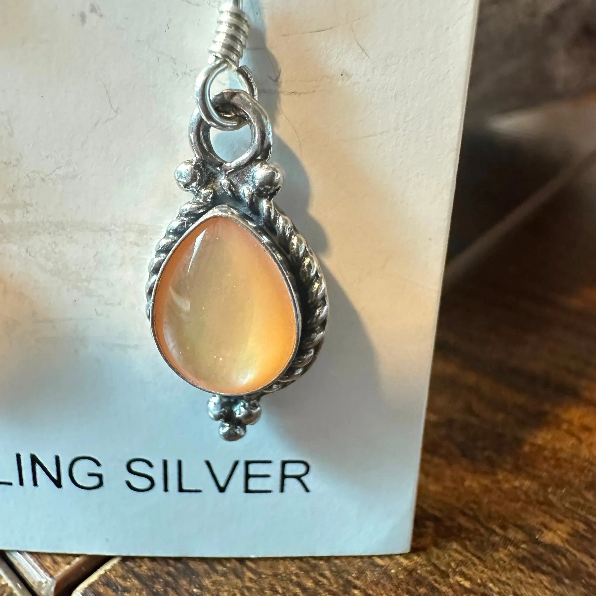 Other MysticAura: Sterling Silver & Opal Drop Earrings Gift Size ONE SIZE - 2 Thumbnail