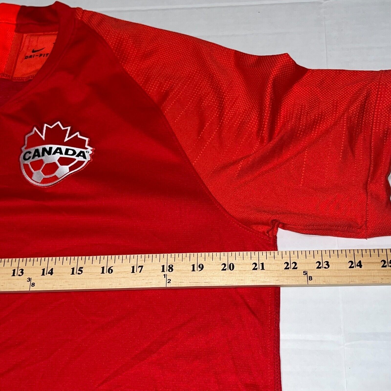 Nike NIKE CANADA 2019 HOME SOCCER JERSEY CQ3839 657 MENS LARGE Size US L / EU 52-54 / 3 - 8 Thumbnail