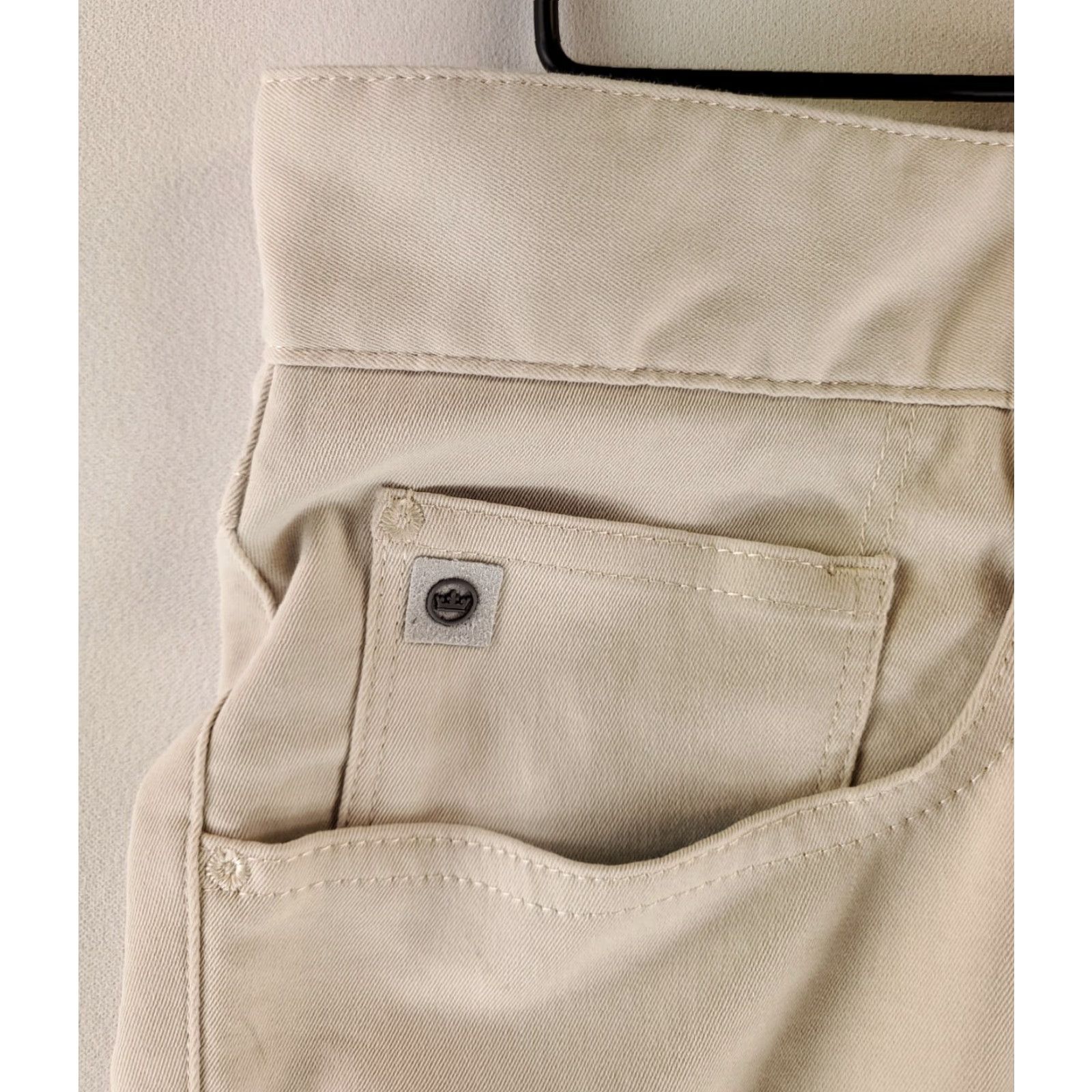 Peter Millar Peter Millar EB66 Pants Beige Golf Performance Mens 34x32 35x31.5 Inseam Chino Size US 35 - 2 Thumbnail