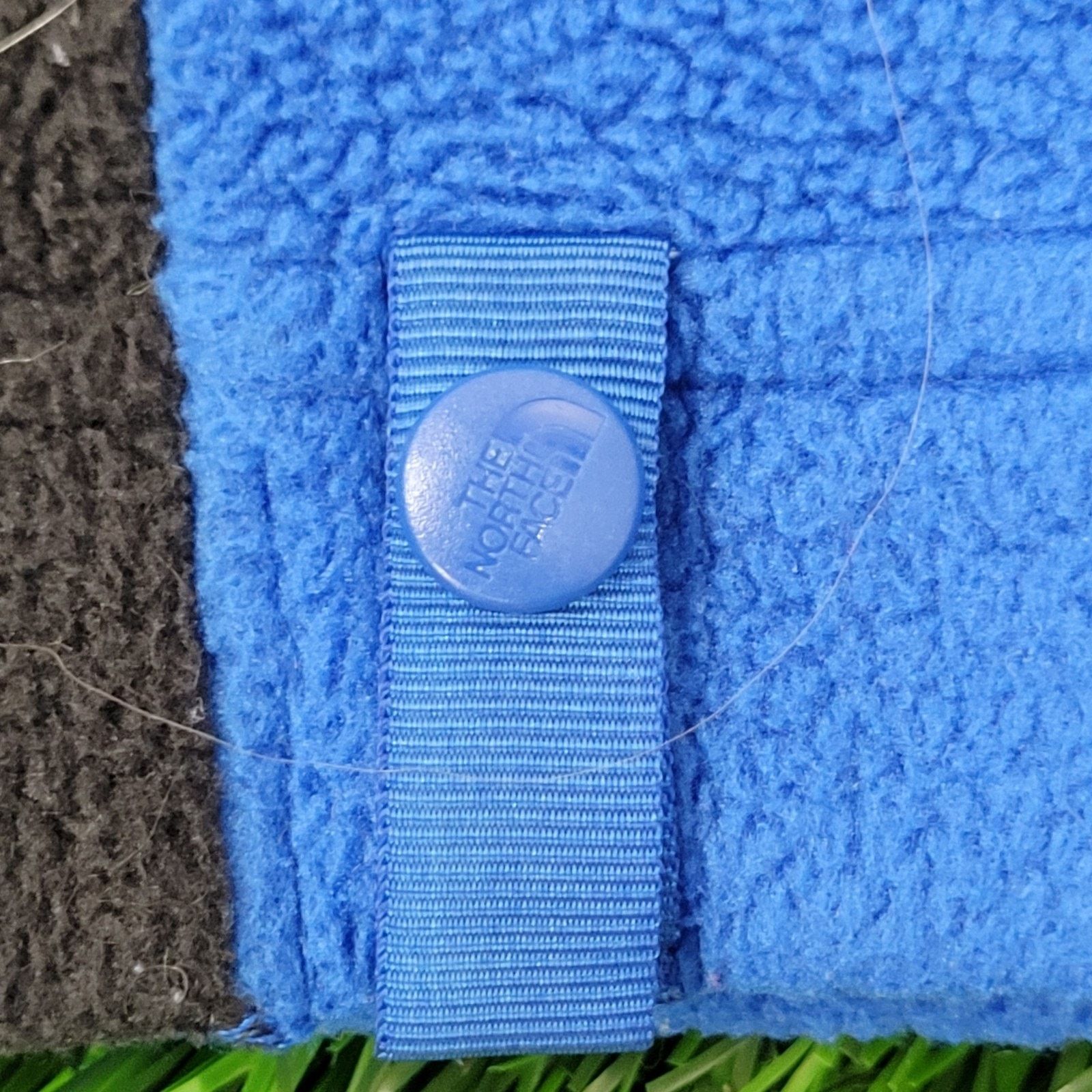The North Face VTG North-Face Fuzzy Fleece Zip Jacket Large 23x26 Blue Y2K Size US L / EU 52-54 / 3 - 4 Thumbnail