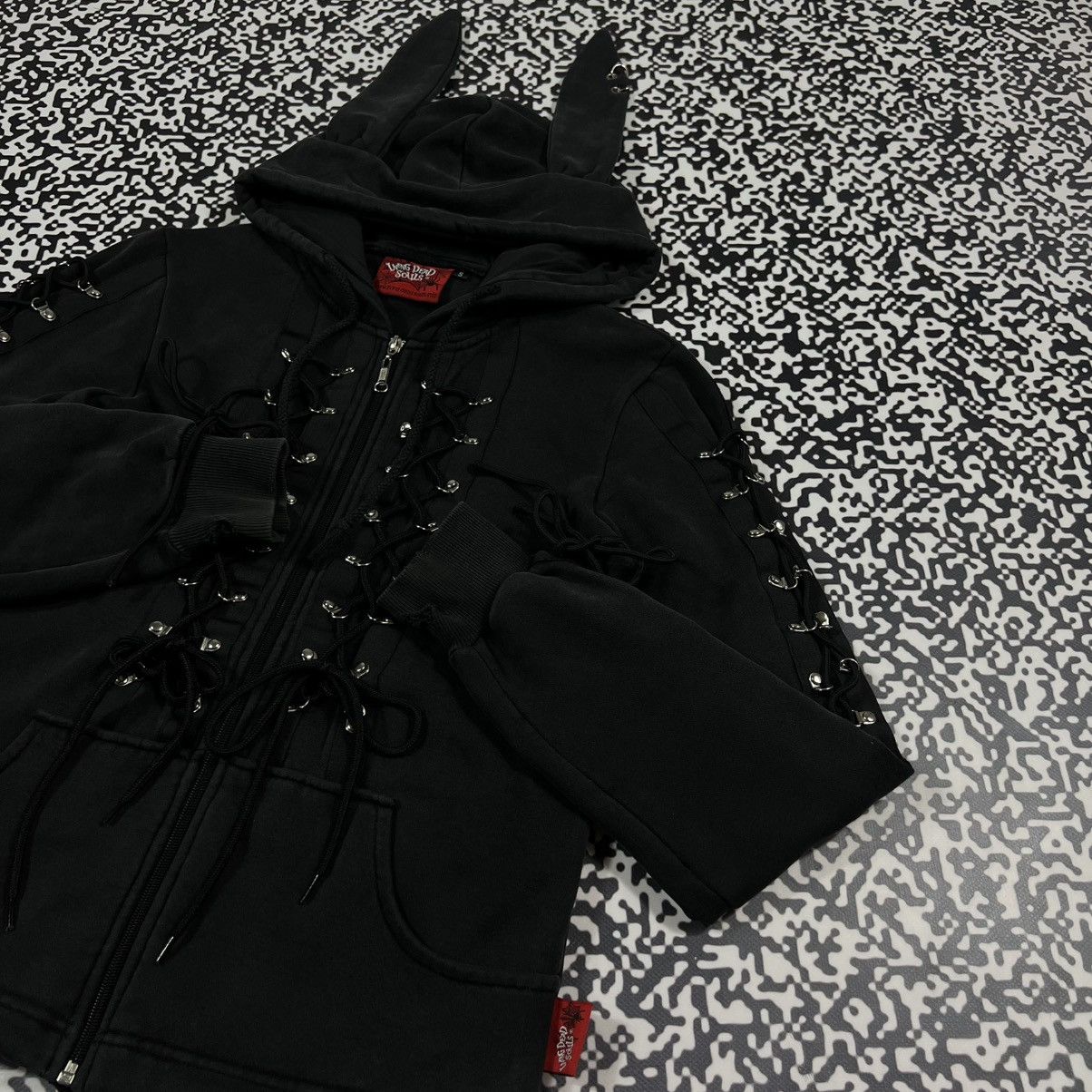 Japanese Brand Vintage Y2K Living Dead Souls Gothic Bunny Style Zip Hoode Size S / US 4 / IT 40 - 9 Thumbnail