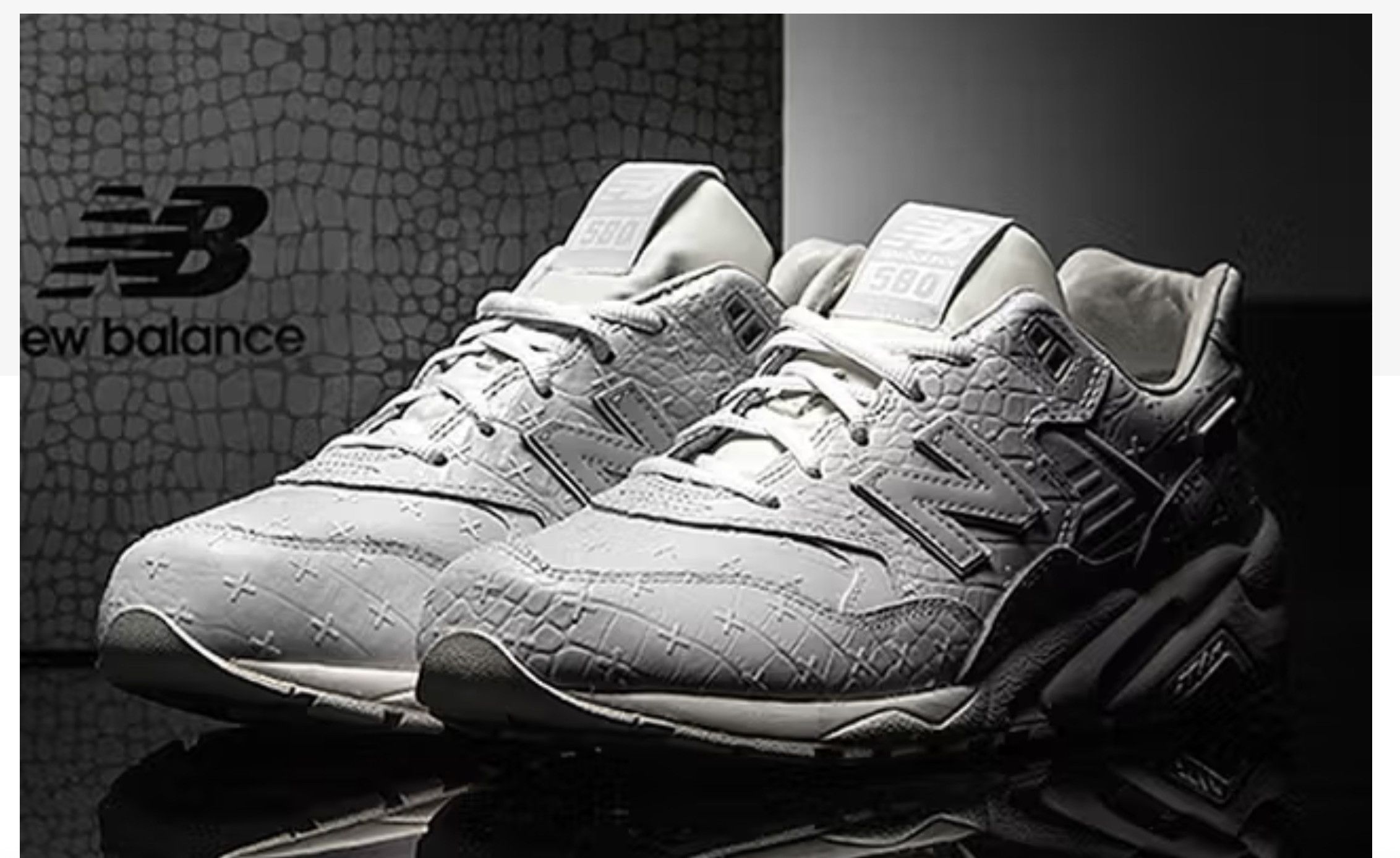 Japanese Brand × New Balance × Vintage 580 Japan exclusive Mita sneakers edition 2015 released Size US 9 / EU 42 - 1 Thumbnail