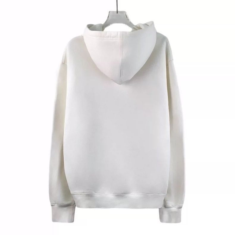 Dior Dior White Hooded Sweatshirt with Floral Embroidery-2505 Size S / US 4 / IT 40 - 2 Thumbnail