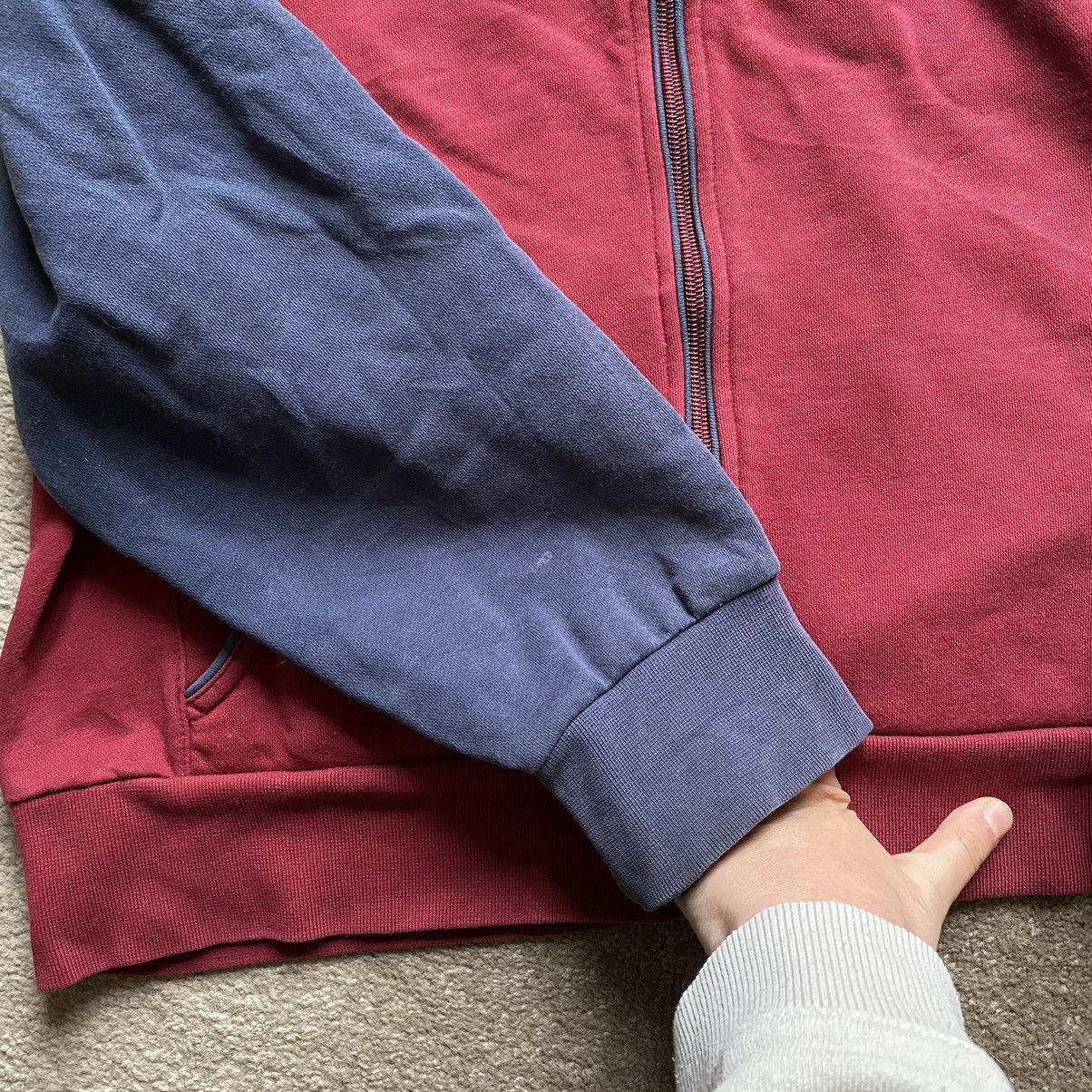 Nike Vintage 90s Zip Hoodie Nike Big Central Logo Streetwear y2k Size US L / EU 52-54 / 3 - 9 Thumbnail