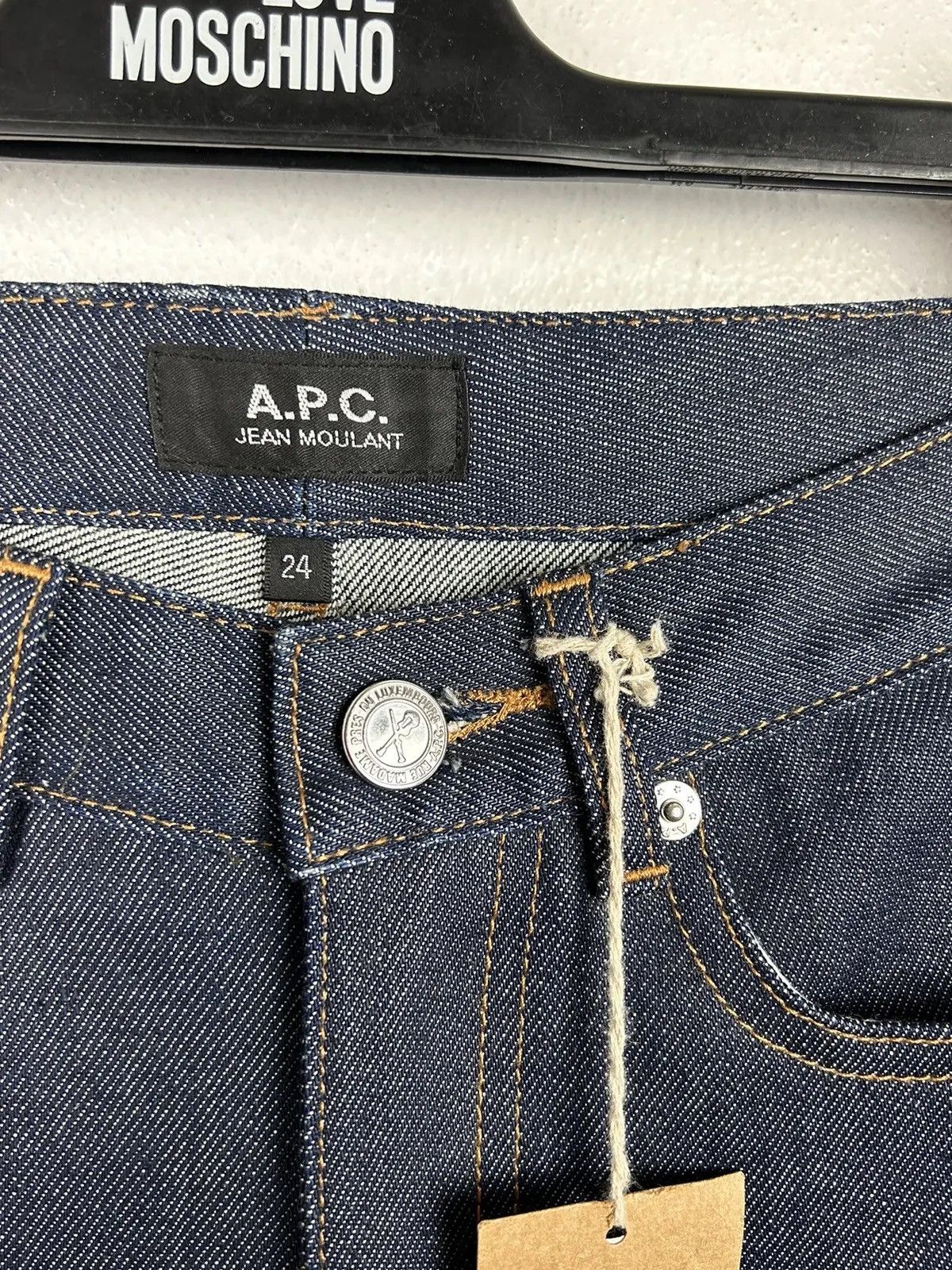 A.P.C. BNWT A.P.C. Jean Moulant Womens Jeans In Size 24 Size 24" / US 00 / IT 34 - 3 Thumbnail
