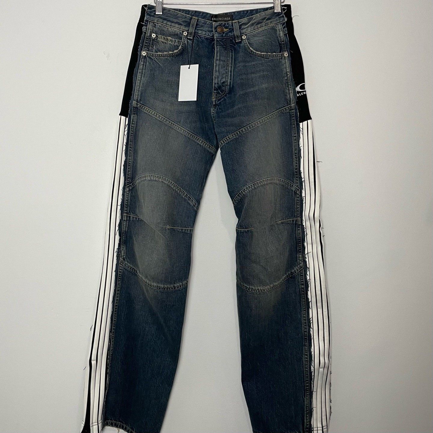 Balenciaga Balenciaga cut up jeans | Grailed