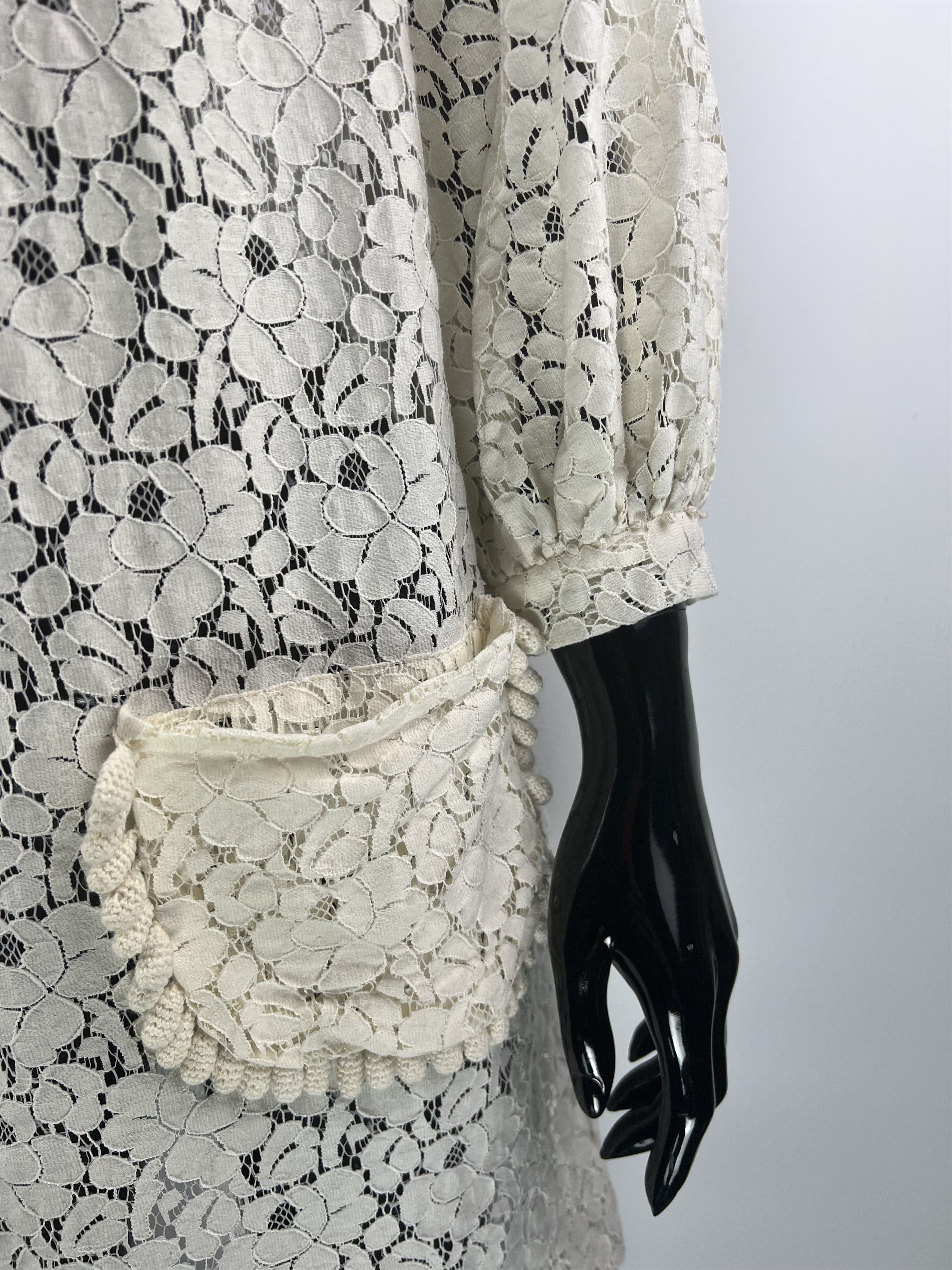 3.1 Phillip Lim 3.1 Phillip Lim Ivory Lace Floral Mini Shift Dress Size 6 Size M / US 6-8 / IT 42-44 - 6 Thumbnail