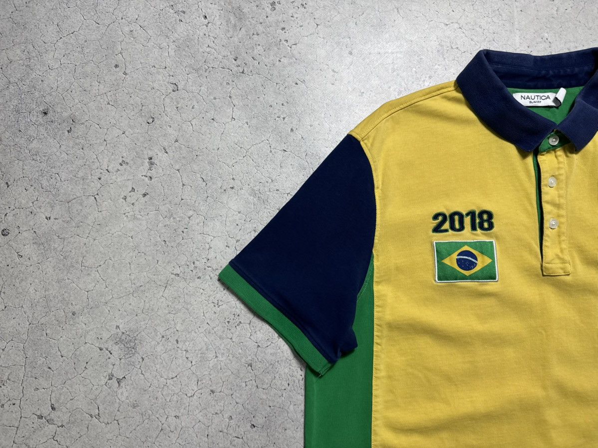 Nautica Nautica Brasil 2018 Team Polo Shirt Size US XL / EU 56 / 4 - 3 Thumbnail