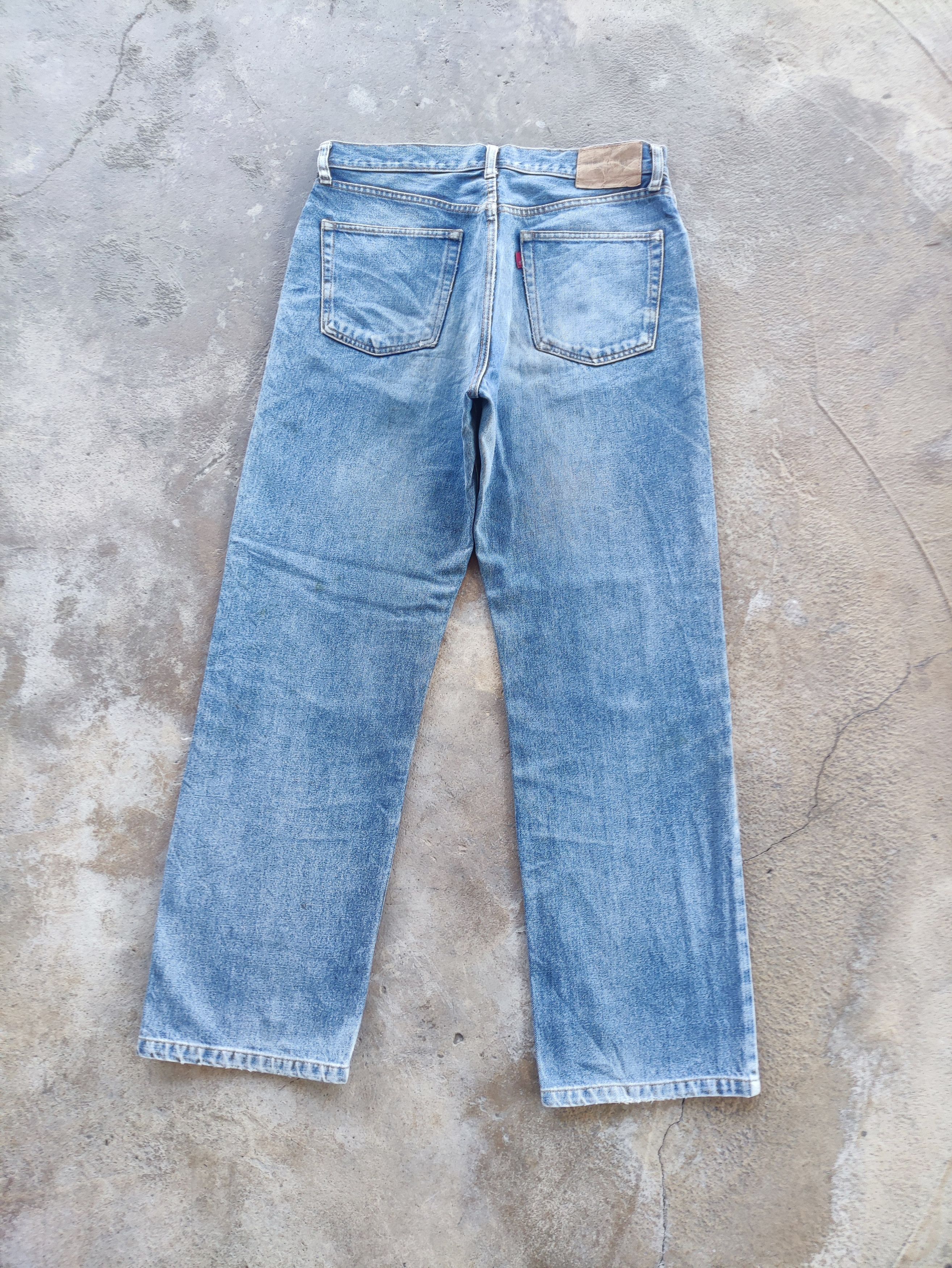 Japanese Brand × Jean × Vintage Vintage Japanese Jeans Baggy Denim Distressed Faded Pants Size US 34 / EU 50 - 9 Thumbnail