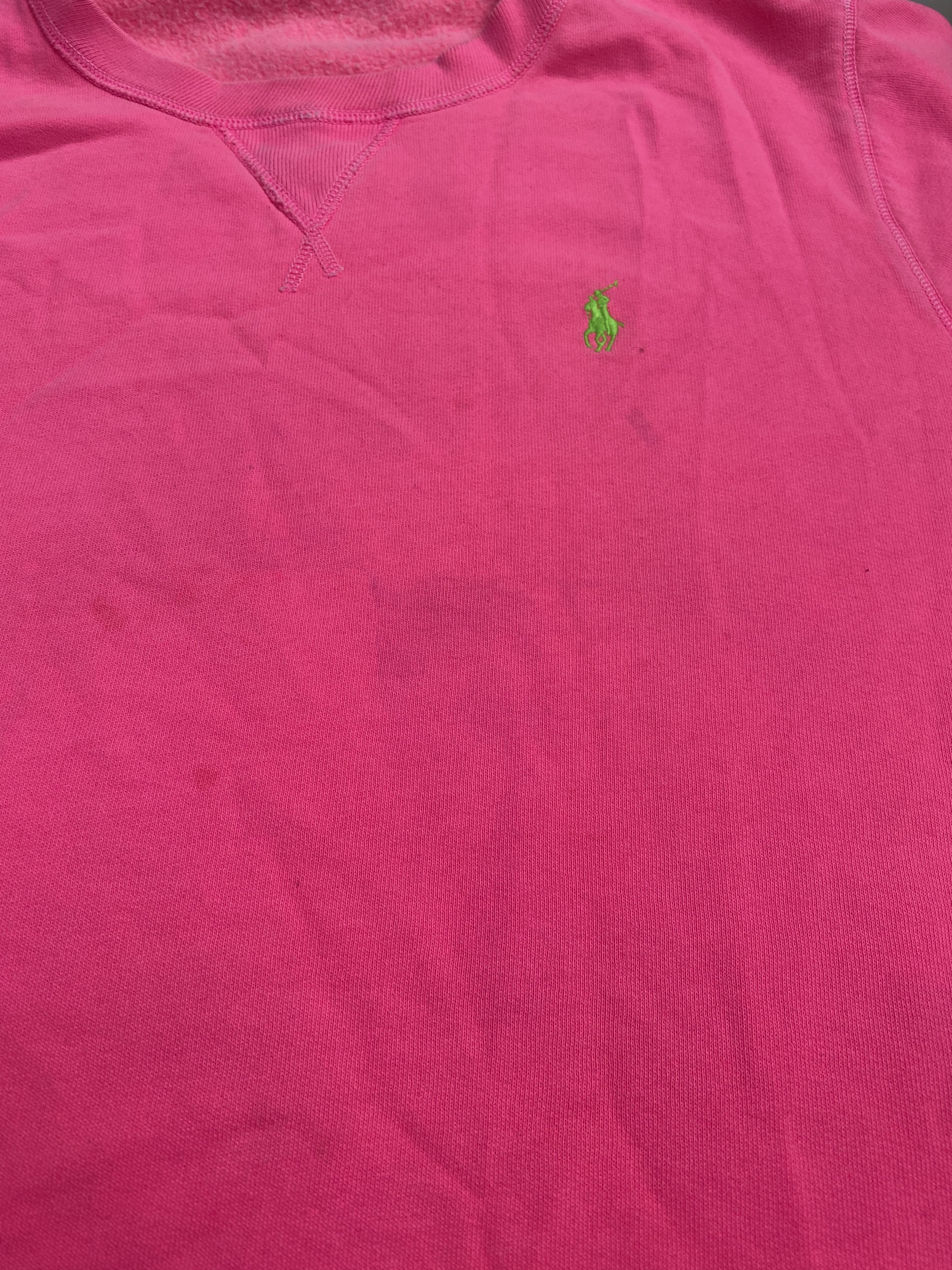 Polo Ralph Lauren Polo Ralph Lauren small pony sweatshirt crewneck neon Size XL / US 12-14 / IT 48-50 - 8 Thumbnail