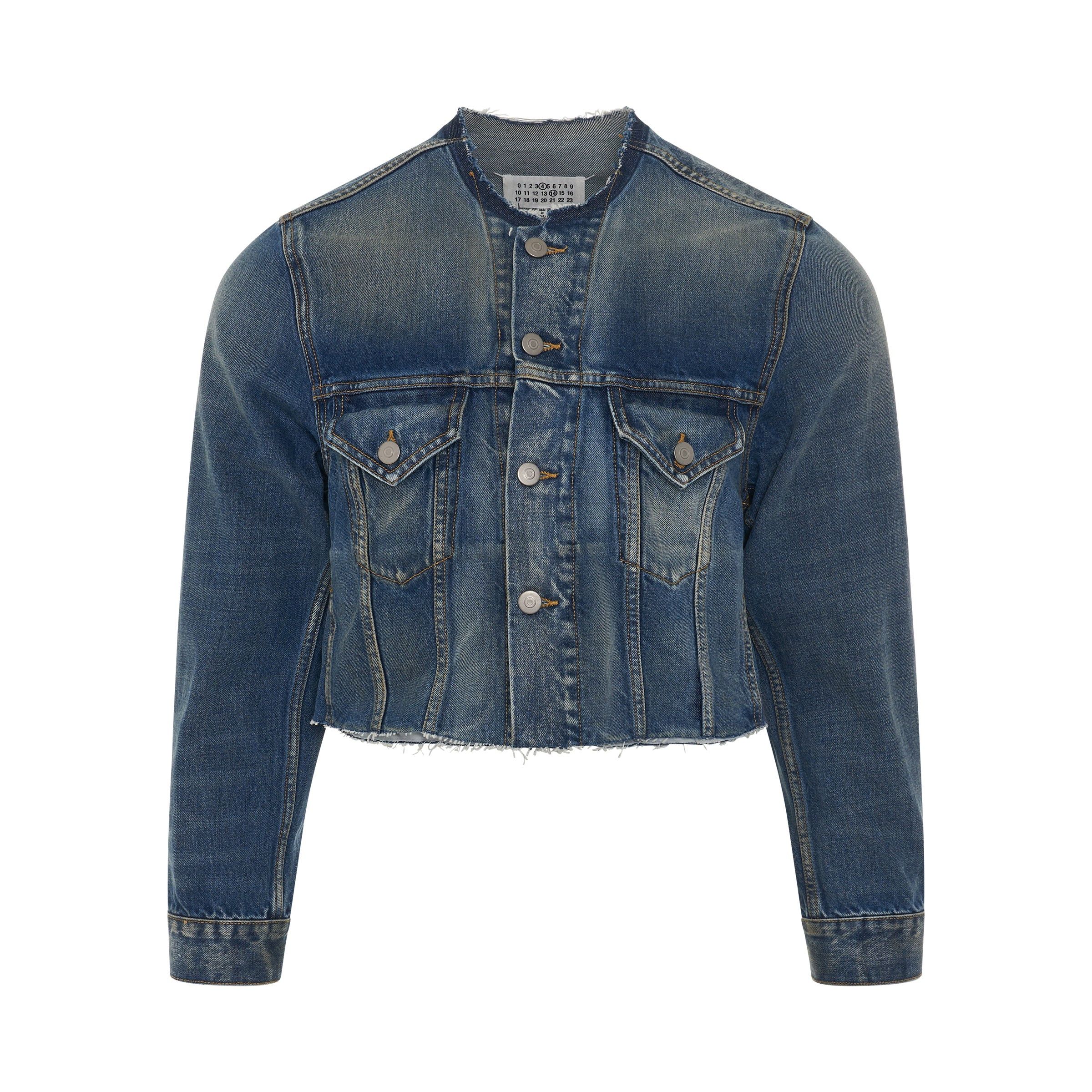 Maison Margiela o1mris0824 Denim Jacket in Indigo Size US L / EU 52-54 / 3 - 1 Thumbnail