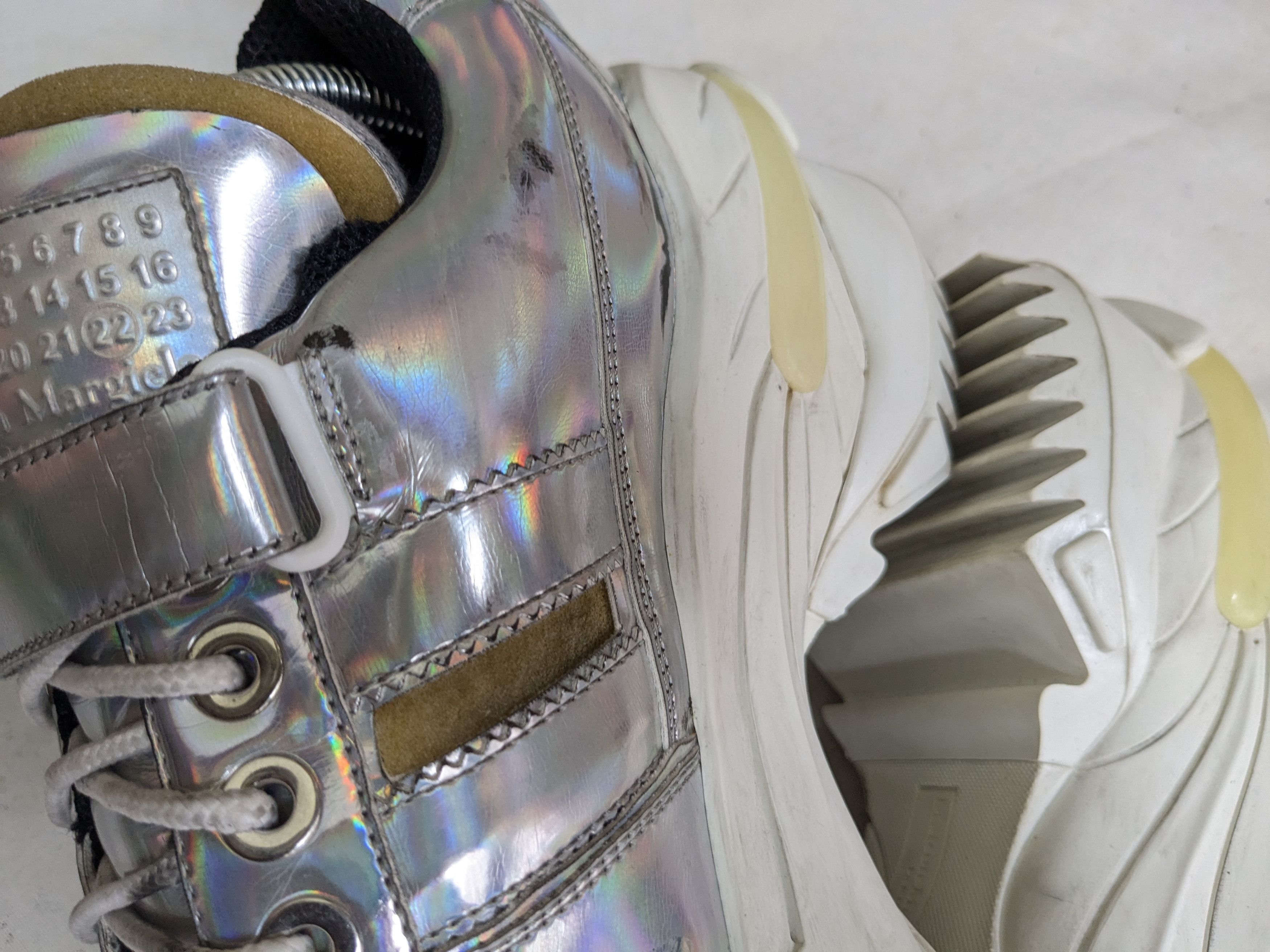 Maison Margiela Maison Margiela Retrofit Sneakers Silver 8 Size US 8 / EU 41 - 14 Thumbnail