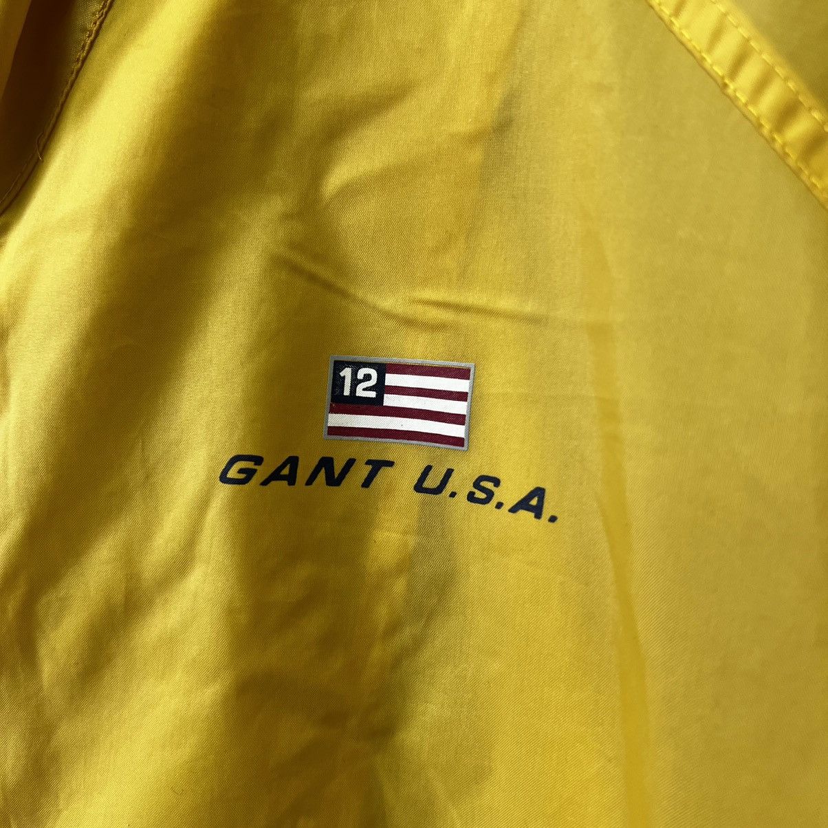 Gant × Vintage Vintage 90s GANT USA 🇺🇸 Nylon Jacket men’s Size US L / EU 52-54 / 3 - 3 Thumbnail