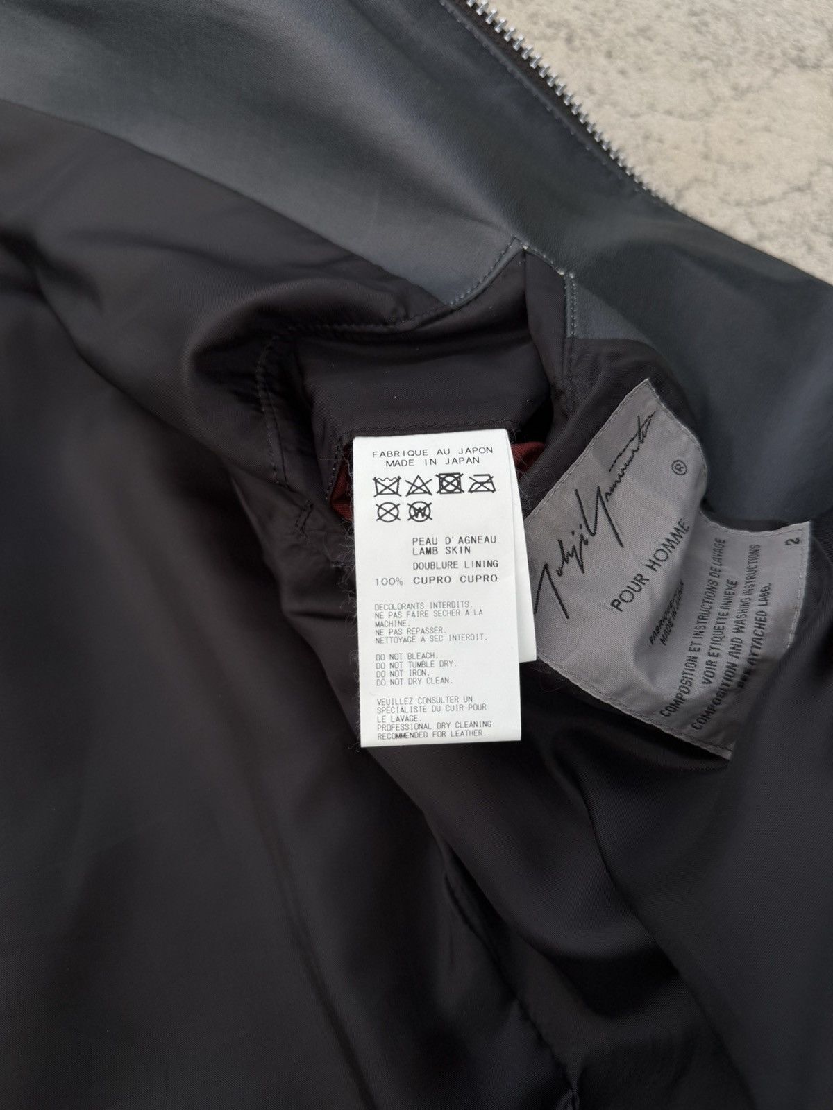 Yohji Yamamoto Yohji Yamamoto Pour Homme SS18 Taisho Lamb Skin Rider Jacket Size US M / EU 48-50 / 2 - 10 Thumbnail