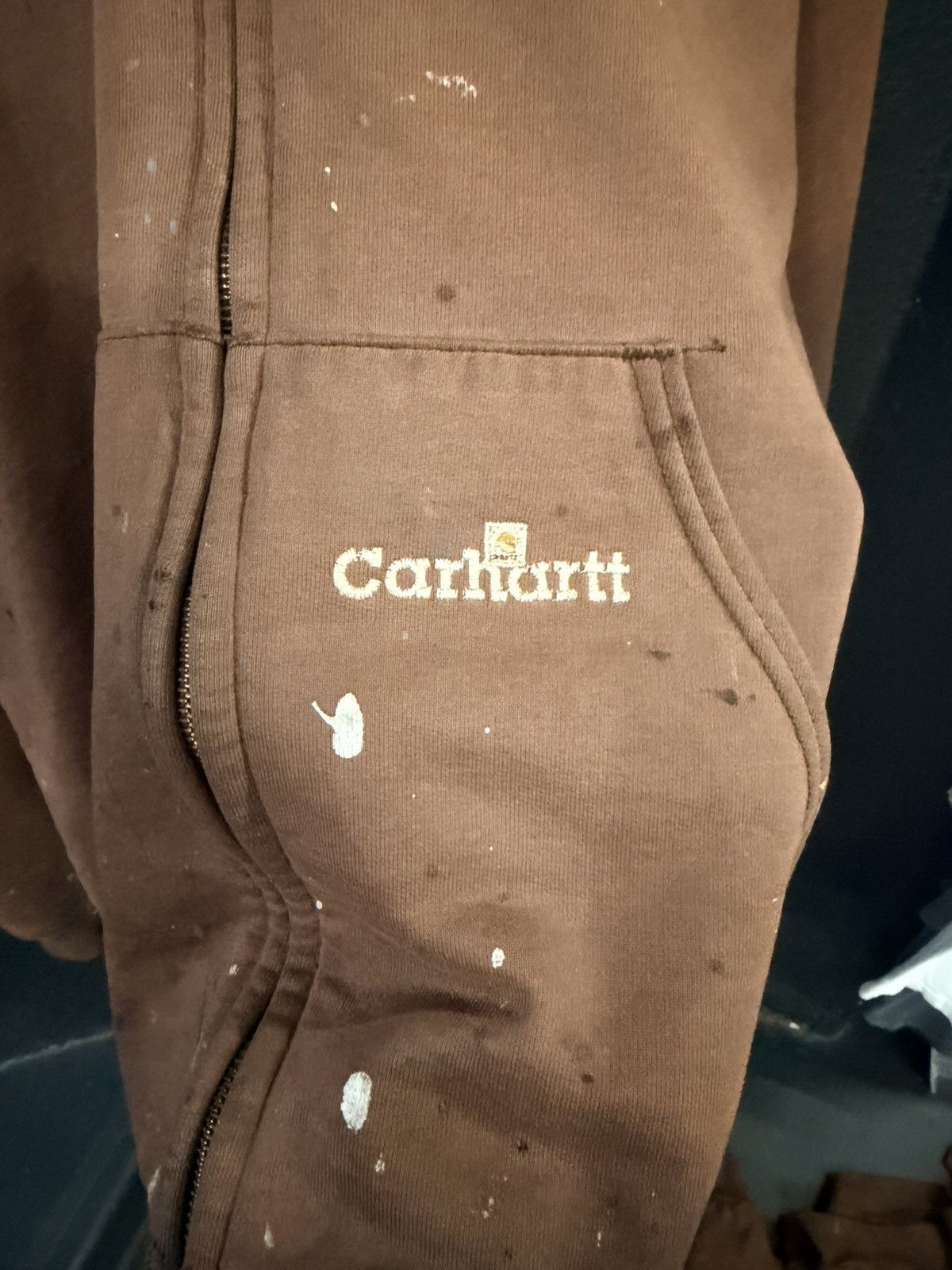Carhartt Carhartt thermal lined faded and distressed hoodie Size US L / EU 52-54 / 3 - 3 Thumbnail