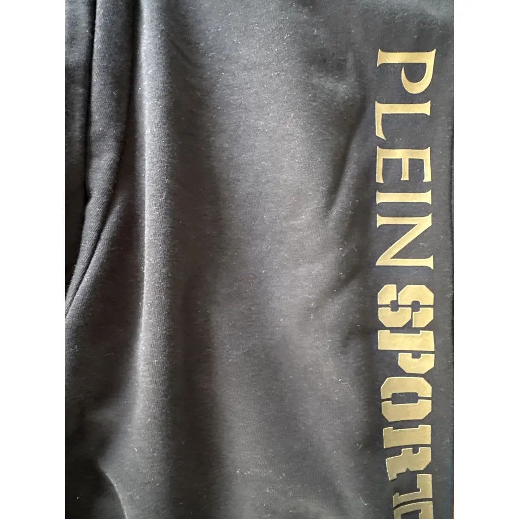 Other Plein Sport Logo Sweatpants – Black/Gold – XL – Street Fit Size US 36 / EU 52 - 2 Thumbnail