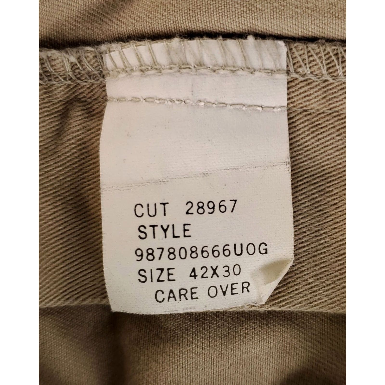 Polo Ralph Lauren VINTAGE Polo Ralph Lauren Pants Khaki VTG 90s Tan Brown Pleated Mens 42x30 Beige 30 Inseam Mens Size US XL / EU 56 / 4 - 4 Thumbnail