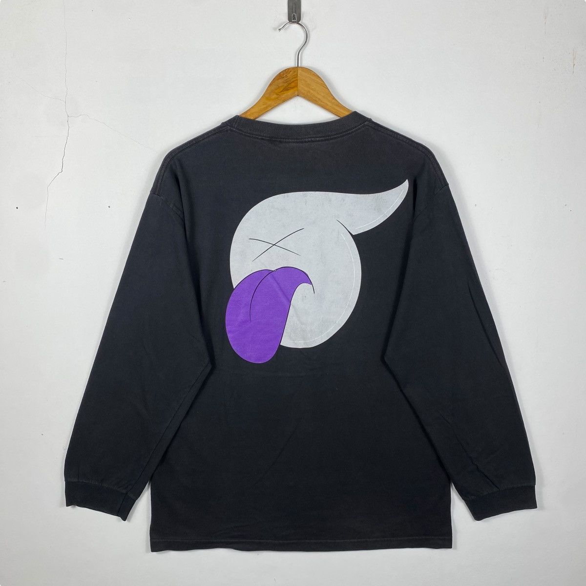Orisue ORISUE Tongue Kaws Logo Long Sleeve Tee Shirt Large Size Size US L / EU 52-54 / 3 - 5 Thumbnail