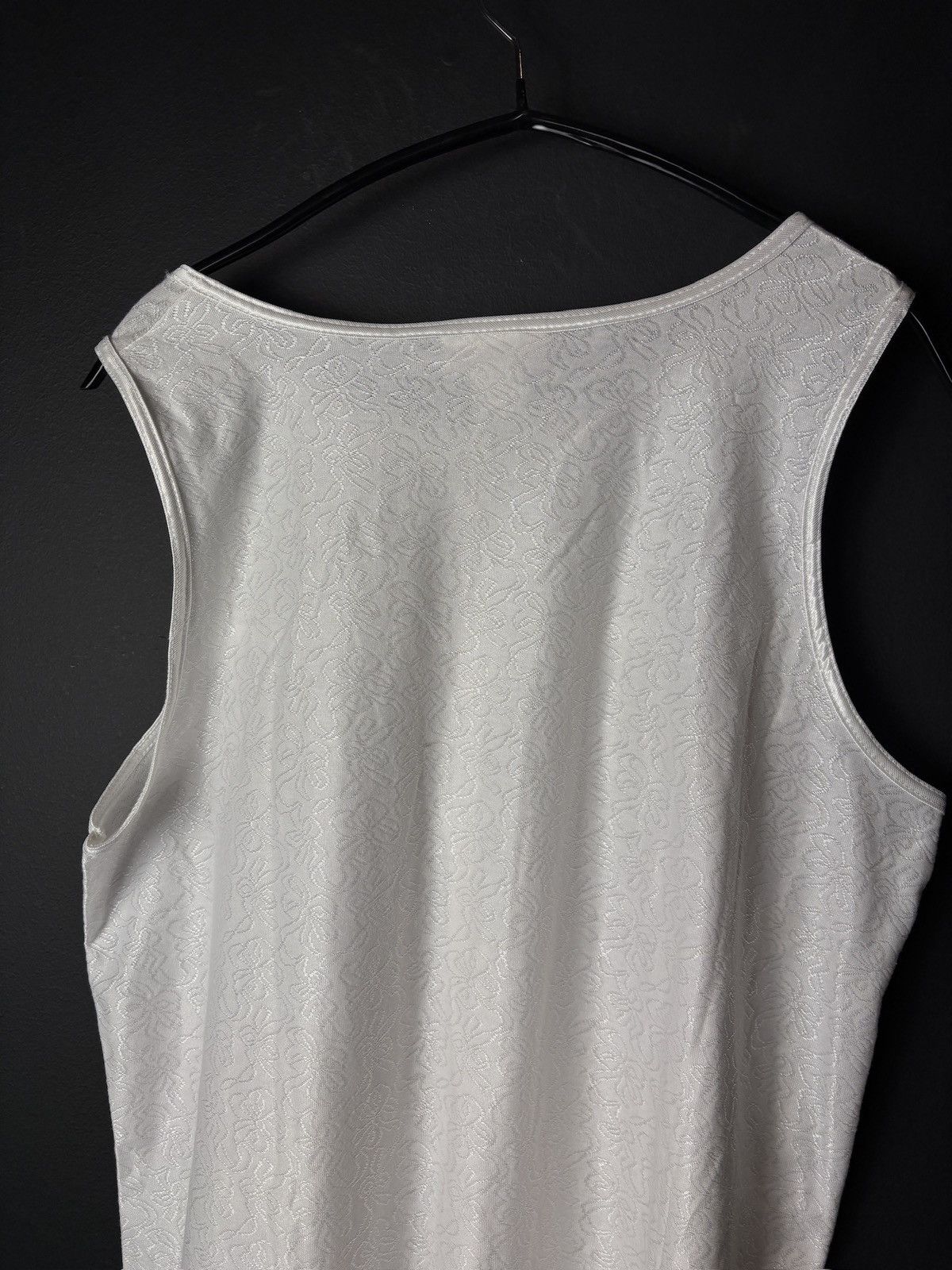 Vintage 80s Vintage Night Gown Slip Dress Lounge Sleep Angel Size L / US 10 / IT 46 - 6 Thumbnail