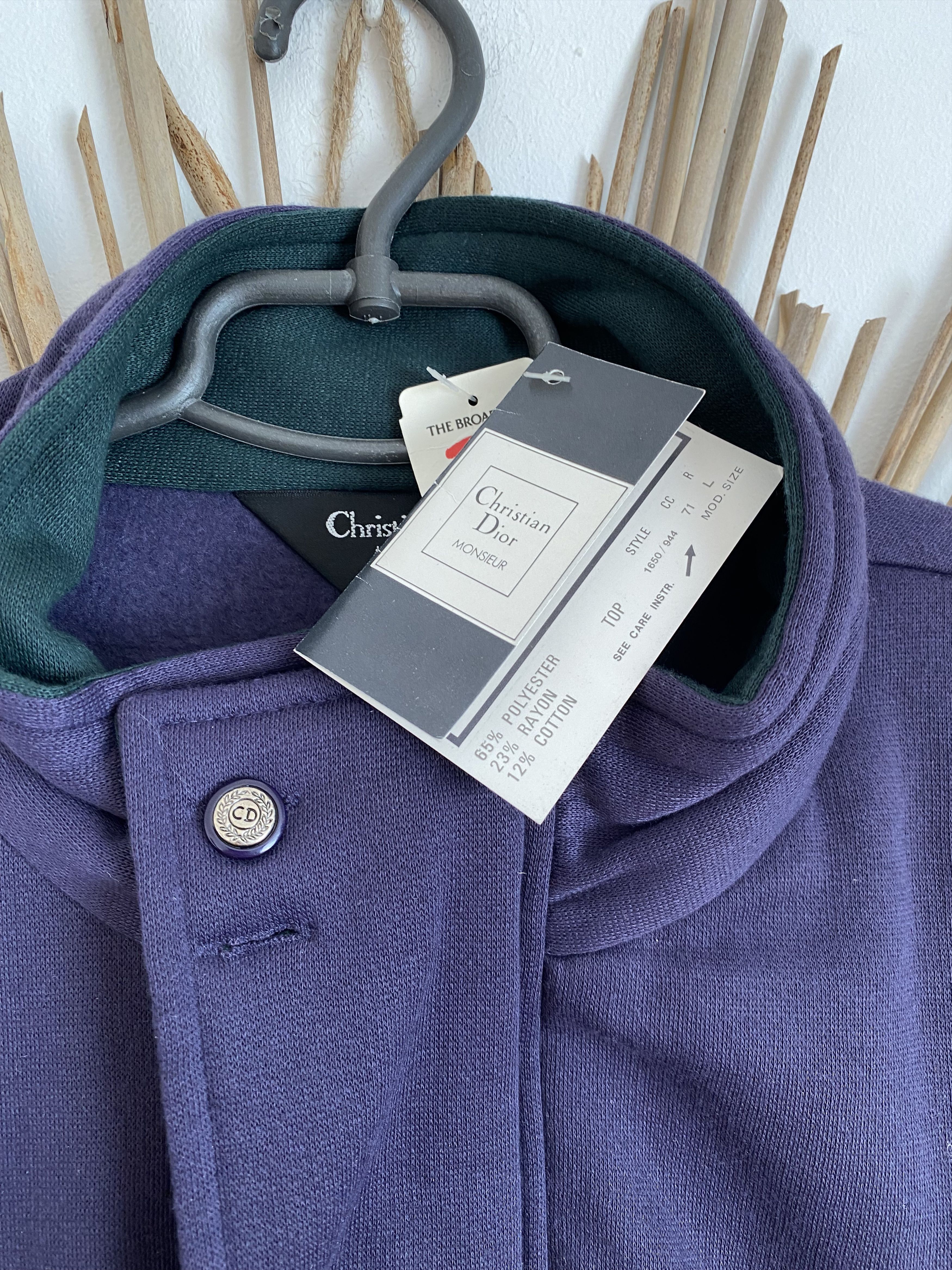 Christian Dior Monsieur Christian Dior Monsieur rare 80s vintage full zip sweater Size US L / EU 52-54 / 3 - 4 Thumbnail