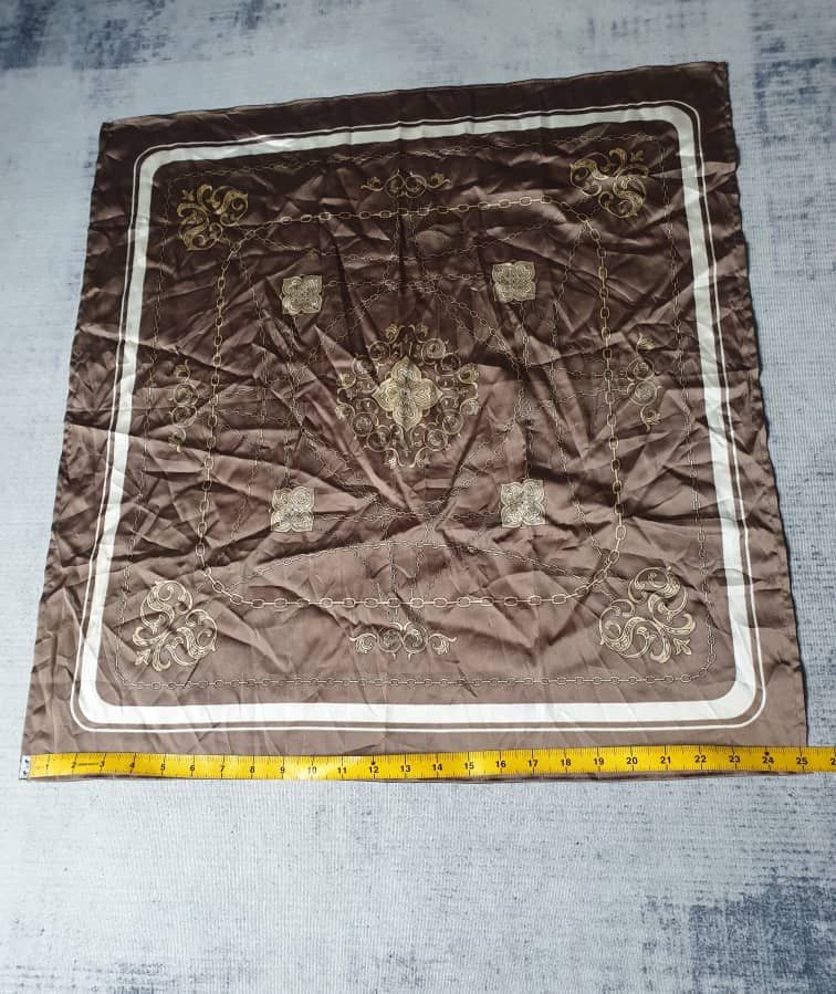 Japanese Brand Unnamed baroque style chocolates colours scarves Size ONE SIZE - 2 Thumbnail
