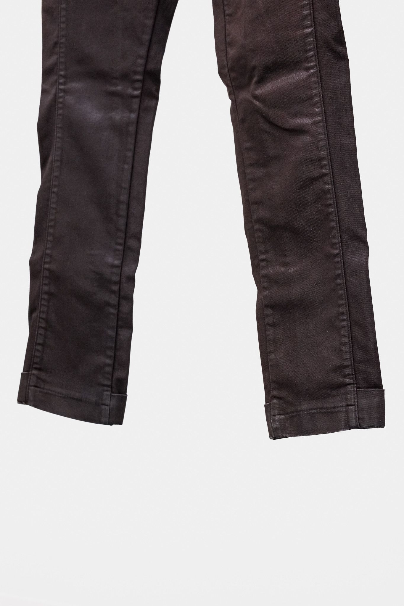 Annette Gortz Annette Gortz AW/14 Road Burgundy Waxed Zip-Pocket Jeans Size 30" / US 8 / IT 44 - 7 Thumbnail