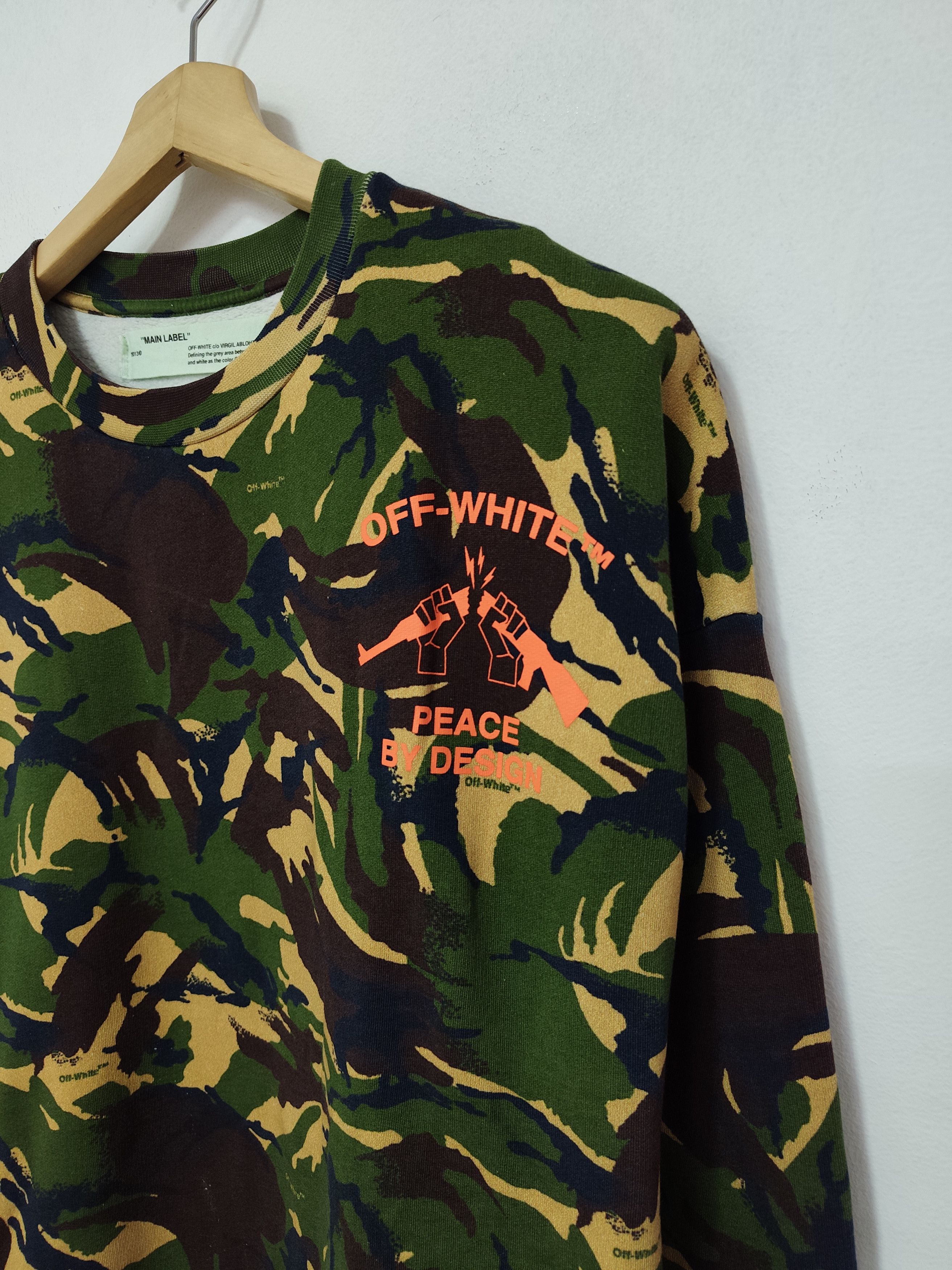 Off-White Off-White "Peace By Design Camo" Size US M / EU 48-50 / 2 - 2 Thumbnail
