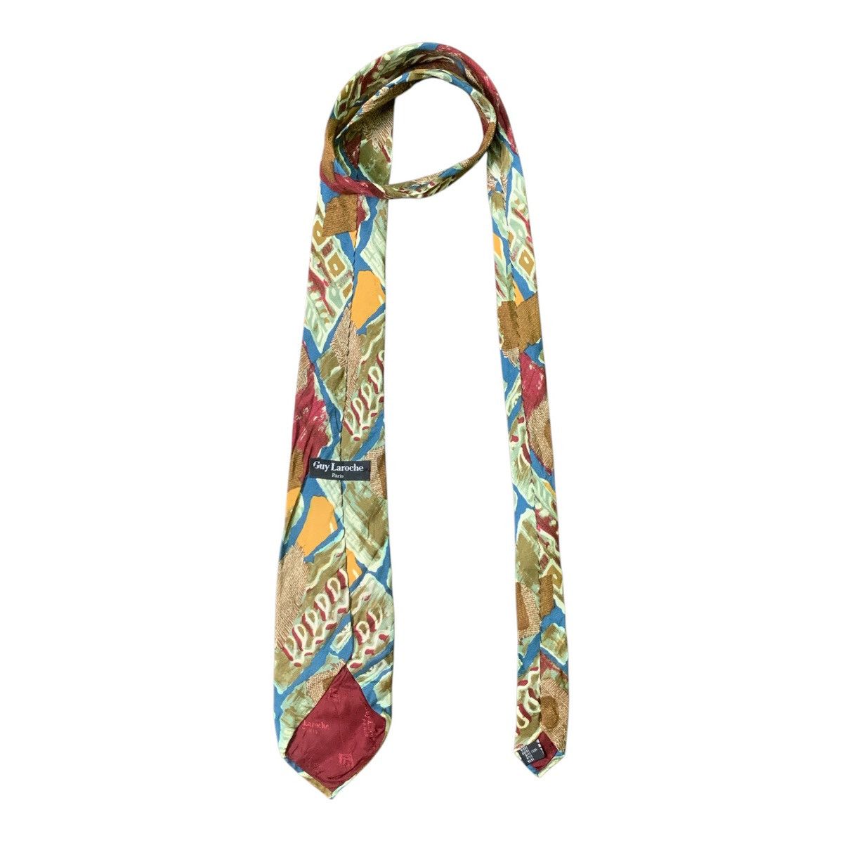 Designer × Guy Laroche × Handmade Rare Design Vintage Handmade Guy Laroche Ties Size ONE SIZE - 2 Thumbnail