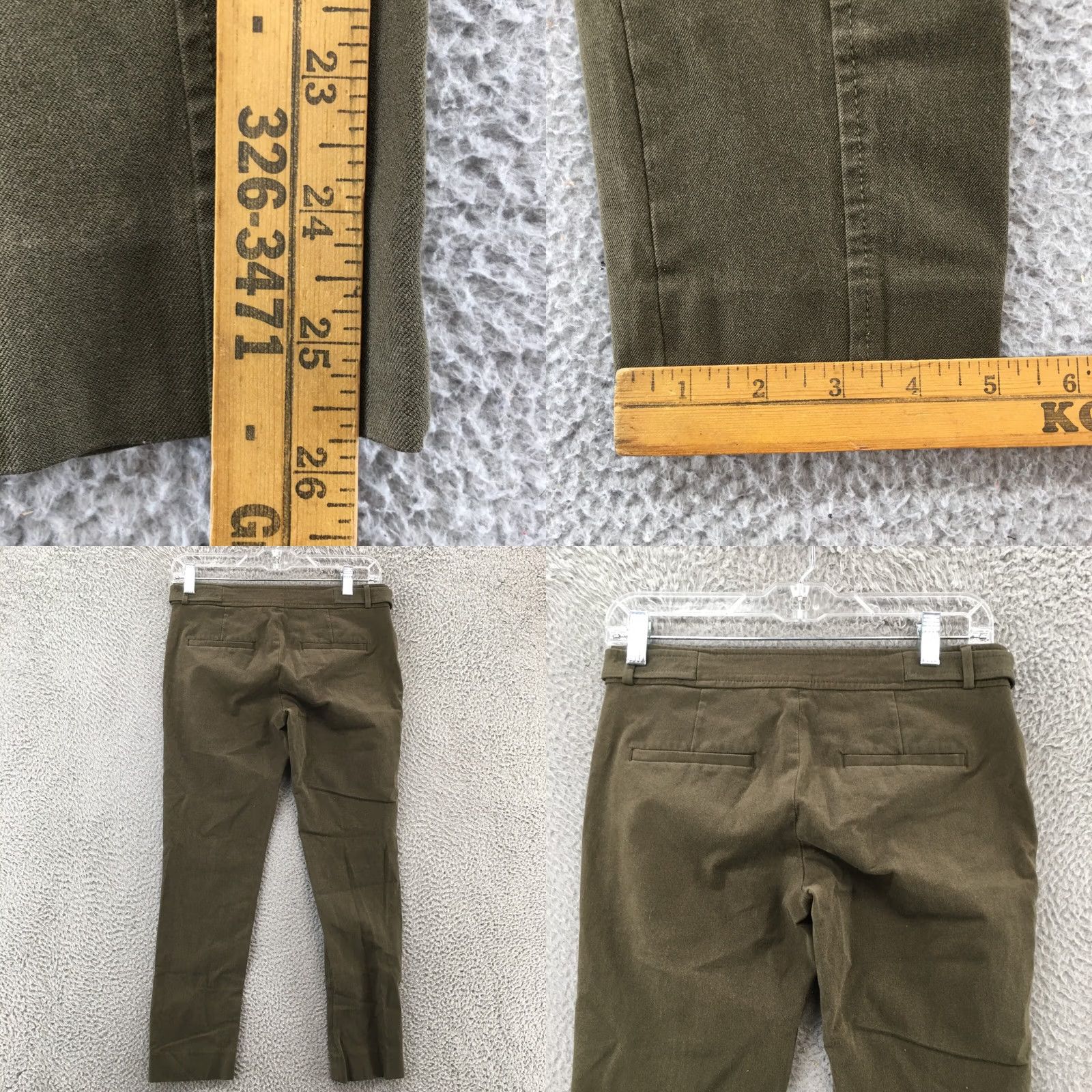 Banana Republic Banana Republic Sloan Skinny Chino Pants Womens 4 Green Cotton Blend Low Rise Chino Pants Regular Womens Green 90s Classic Mens Girls Size 27" / US 4 / IT 40 - 8 Thumbnail