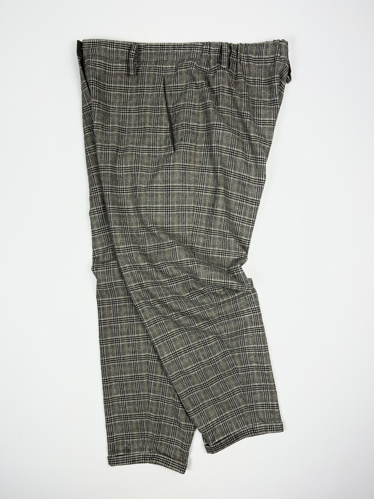Annette Gortz × Designer × Vintage designer Annette Gortz check Trousers wool pants Size 28" / US 6 / IT 42 - 1 Thumbnail