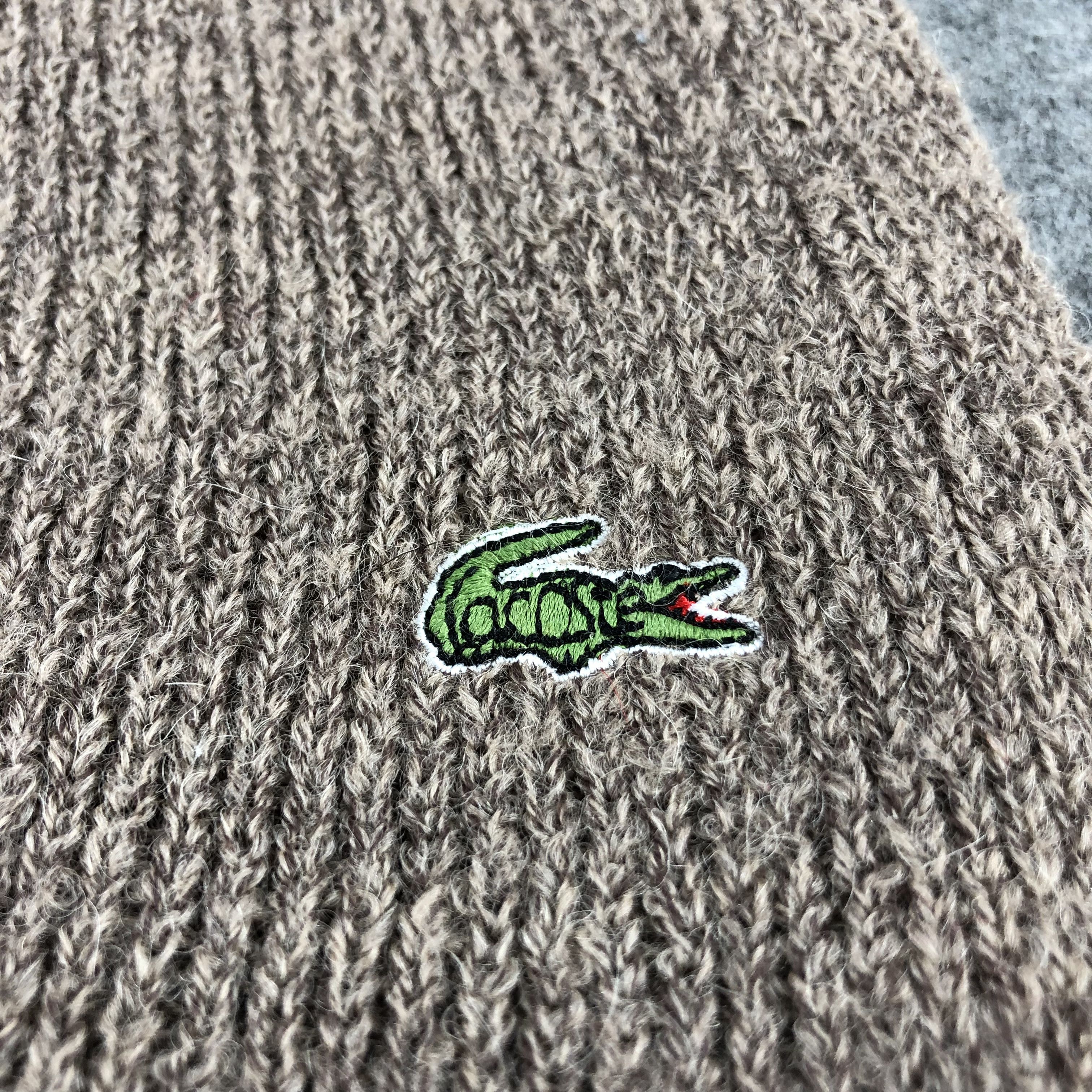 Lacoste Lacoste Wool Scarf Muffler V878 Size ONE SIZE - 4 Thumbnail