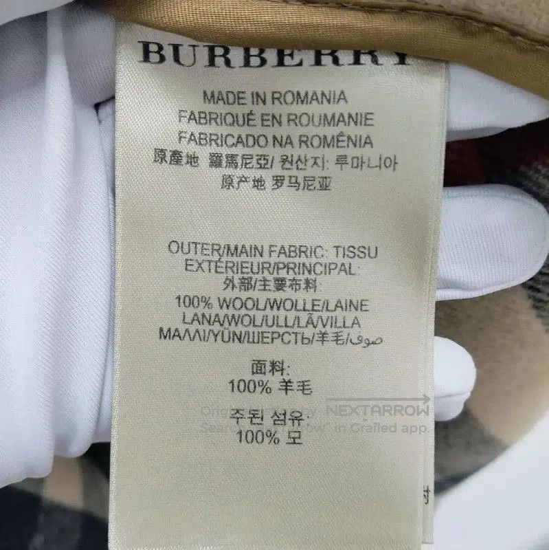 Burberry Burberry Women's Long Wool Coat in Light Brown. Size M / US 6-8 / IT 42-44 - 4 Thumbnail
