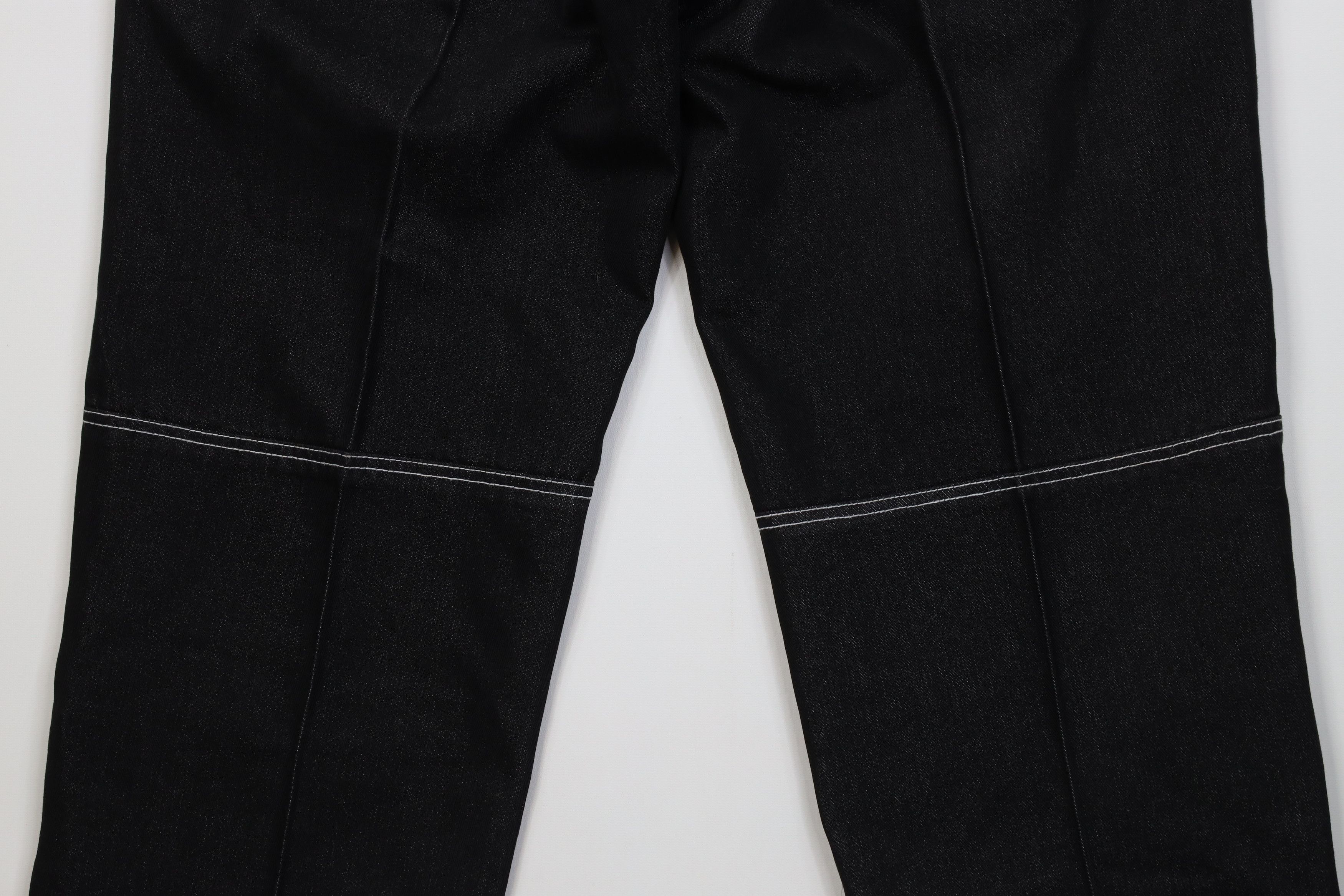 Vintage Vintage 90s Y2K Streetwear Block Double Knee Wide Leg Jeans Size US 36 / EU 52 - 11 Thumbnail