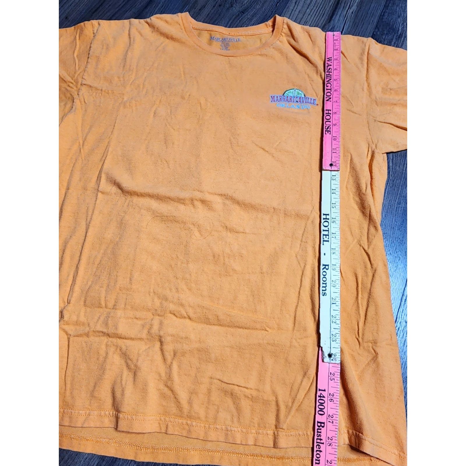 Doublet Vintage Margaritaville Men's XL T-Shirt Orange Short Sleeve Crew Neck Double-Sided Beach Music Tropical Y2K Size US XL / EU 56 / 4 - 3 Thumbnail
