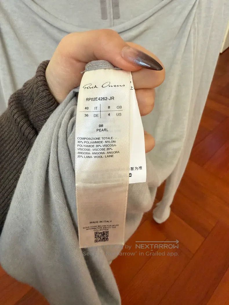 Rick Owens Rick Owens Gray Long Sleeve Size XS / US 0-2 / IT 36-38 - 2 Thumbnail