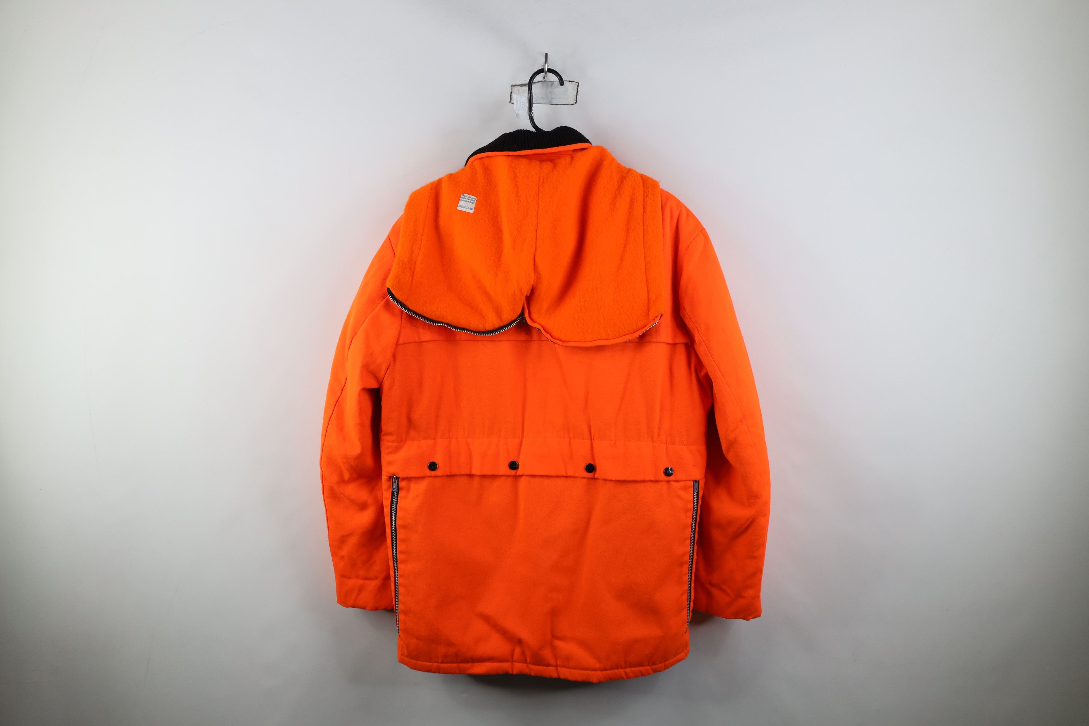 Vintage Vintage 70s Streetwear Hunting Chore Jacket Blaze Orange Size US XL / EU 56 / 4 - 13 Thumbnail