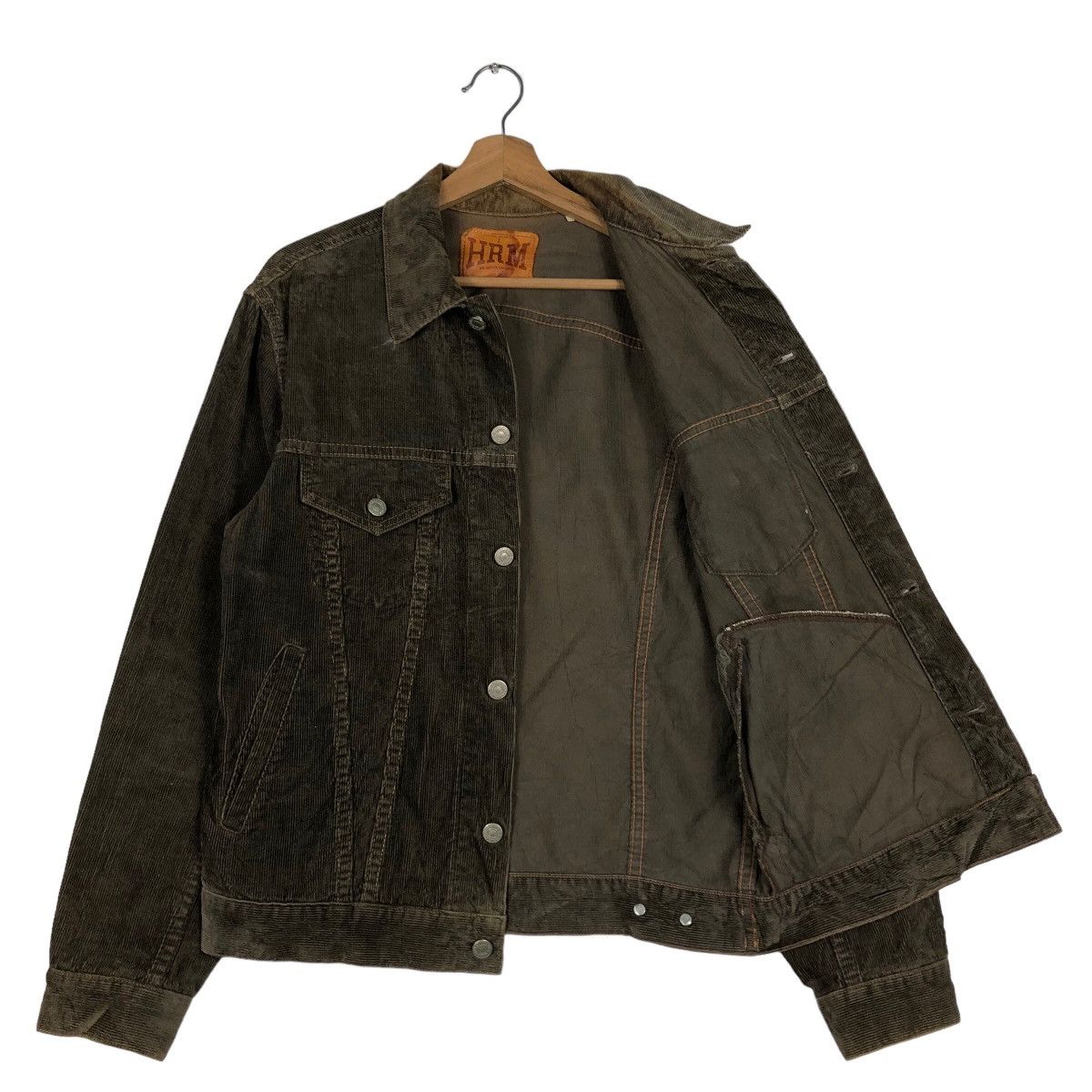 Blue Blue Japan 🔥Vintage Corduroy Trucker Jacket HRM Japan Biker Wear Size US M / EU 48-50 / 2 - 11 Thumbnail