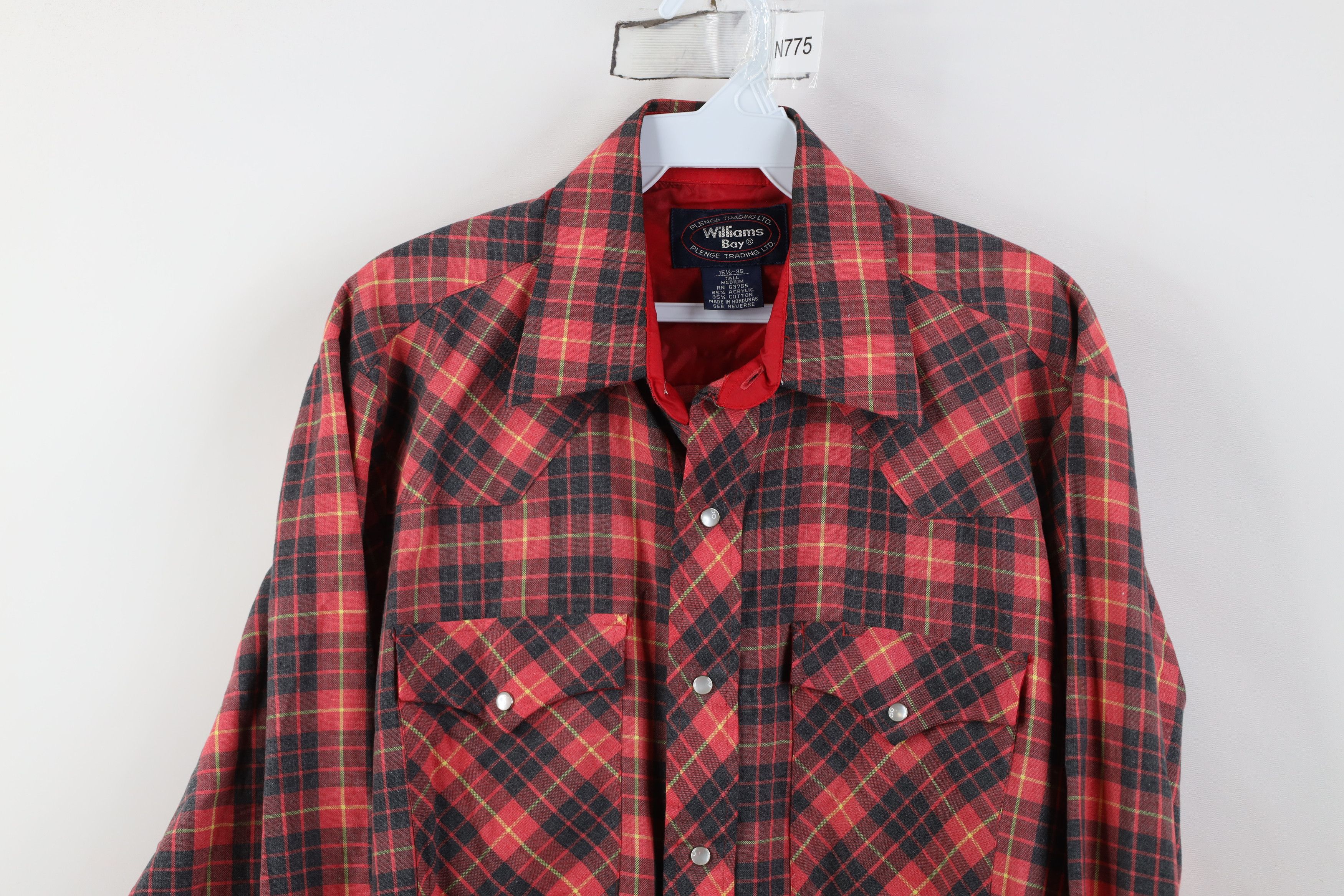 Vintage Vintage 70s Streetwear Western Snap Button Collared Shirt Size US M / EU 48-50 / 2 - 2 Thumbnail