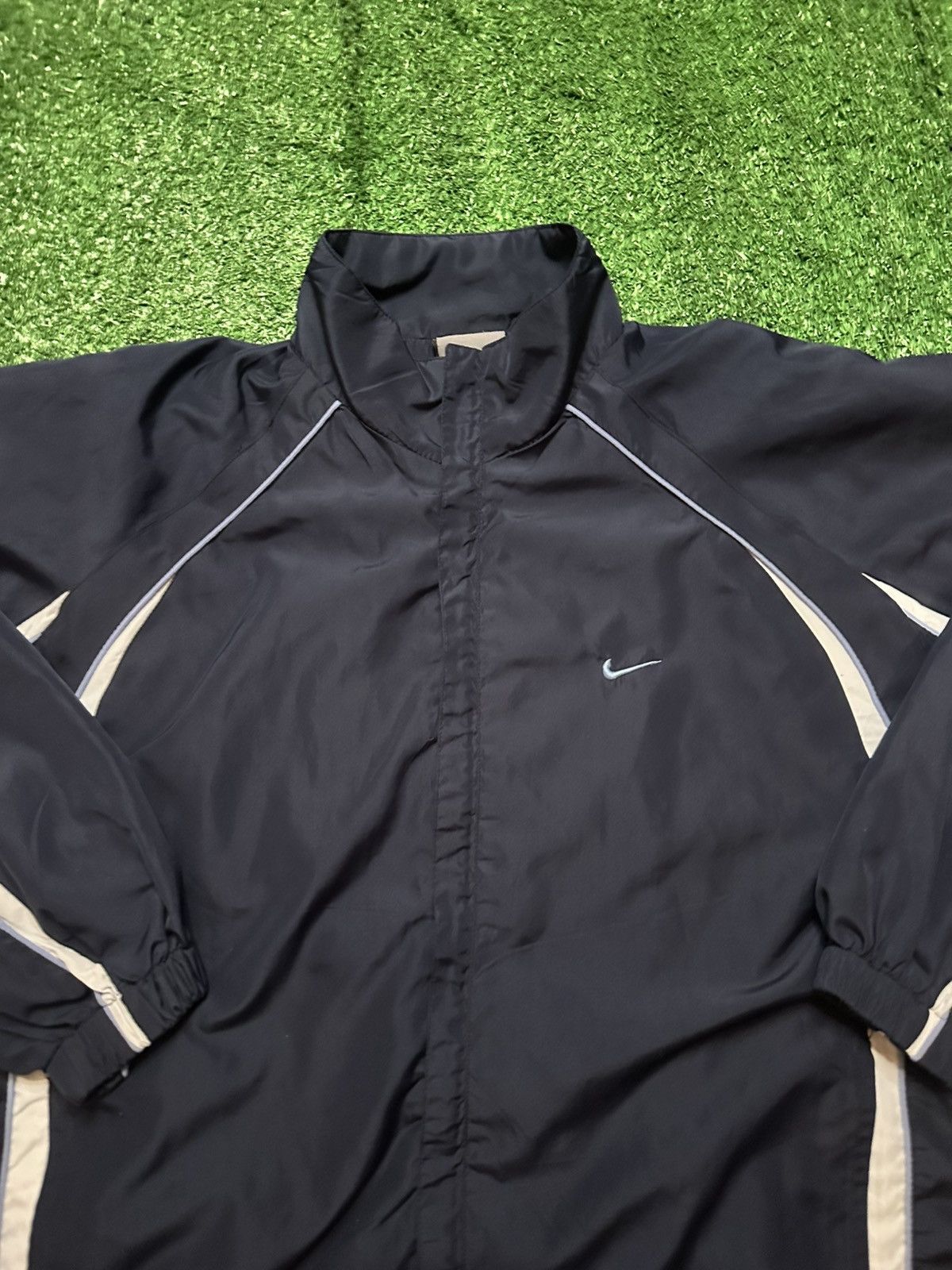 Nike ACG Vintage Nike ACG Navy Windbreaker Size XL Size US XL / EU 56 / 4 - 2 Thumbnail