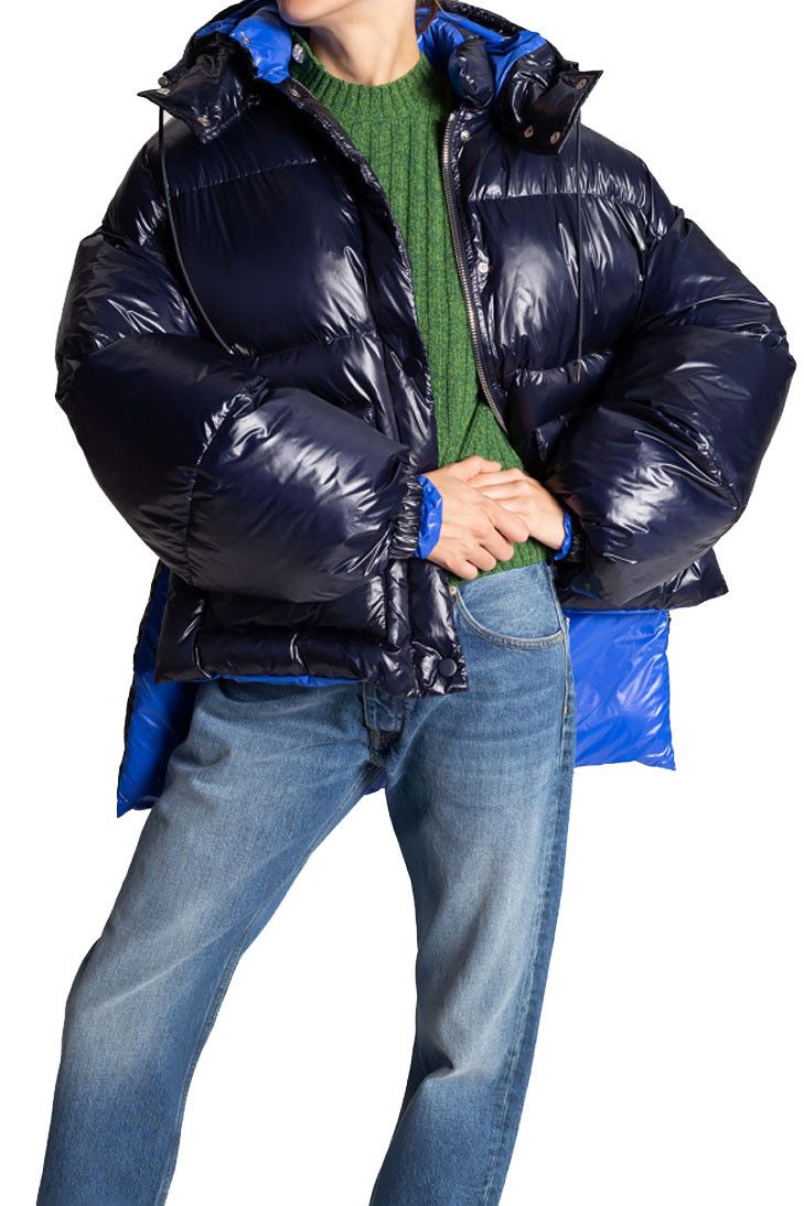 Alexander McQueen o1y0325 Shell Jacket in Midnight Blue Size XS / US 0-2 / IT 36-38 - 3 Thumbnail