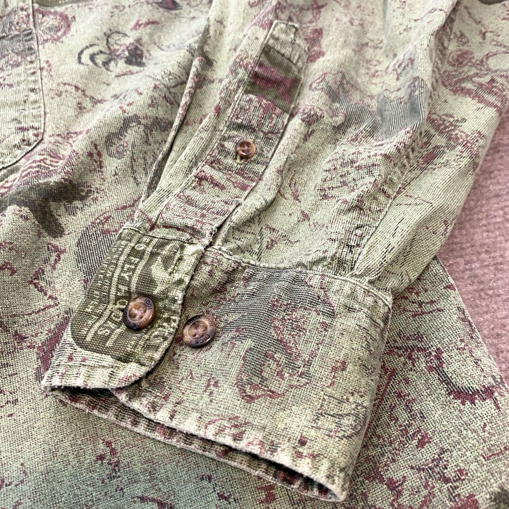 Vintage Cabela's Dick Idol Shirt Mens XLT Western Hunting Long Sleeve Button-Up Collared Geometric Aztec vtg Size US XL / EU 56 / 4 - 3 Thumbnail