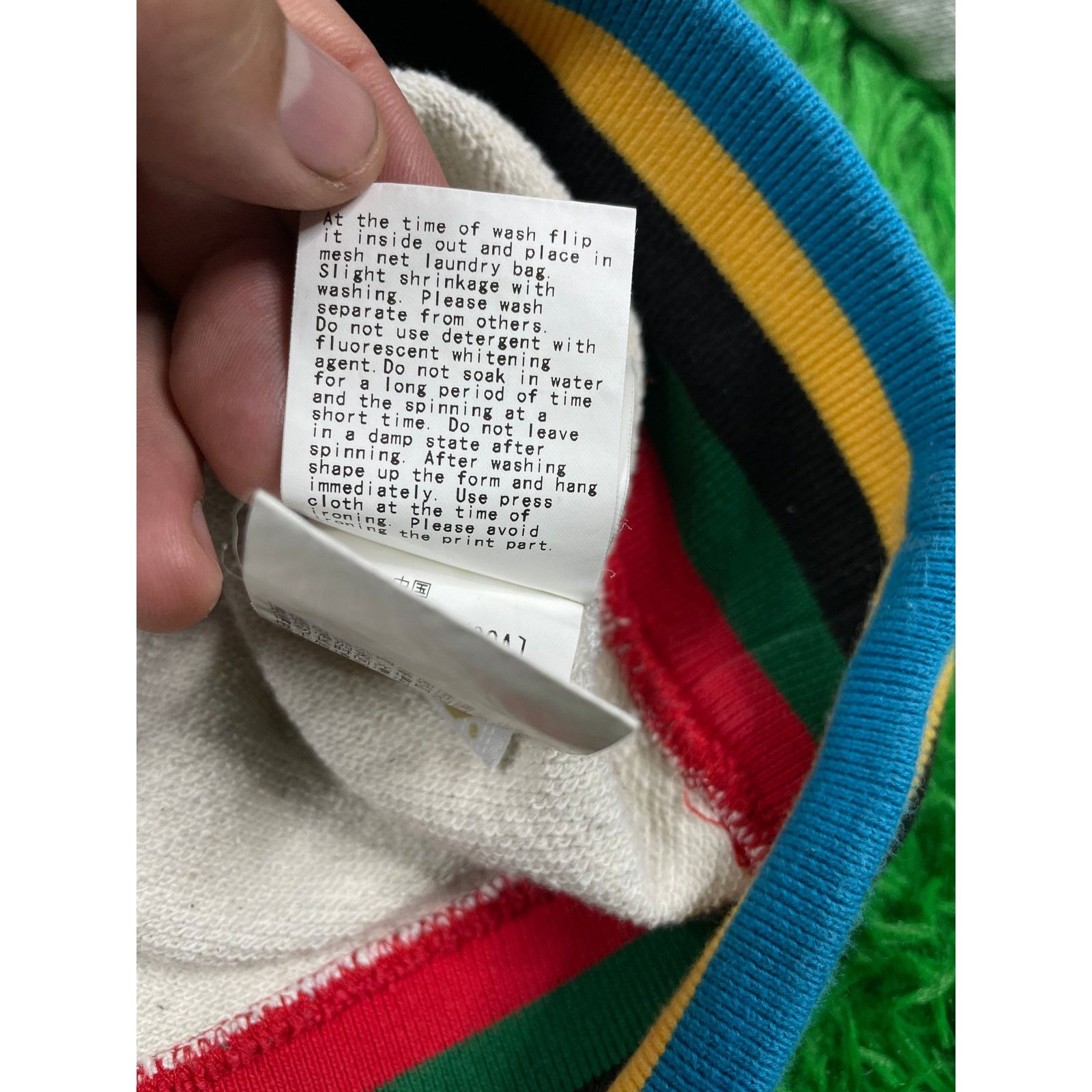 Bape BAPE Crewneck Grey Multi Medium Used Size US M / EU 48-50 / 2 - 7 Thumbnail