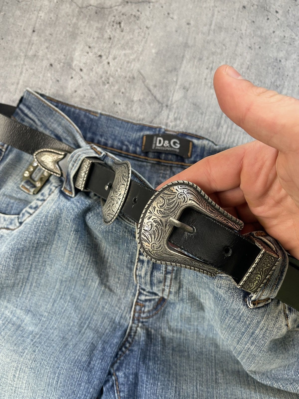 Japanese Brand × Vintage Y2k crazy double belt Size ONE SIZE - 3 Thumbnail