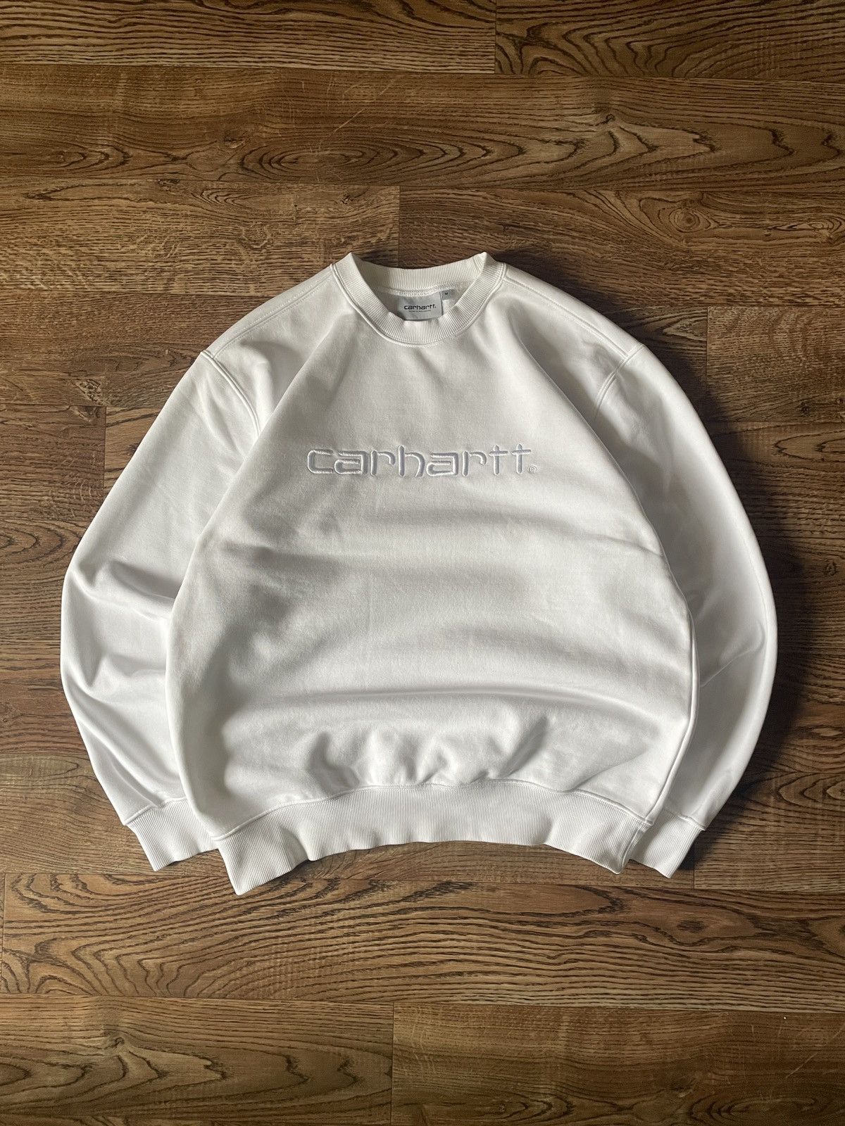 Carhartt Carhartt Sweatshirt Sweater Centr Logo Mens Shirt Size M Size US M / EU 48-50 / 2 - 1 Thumbnail