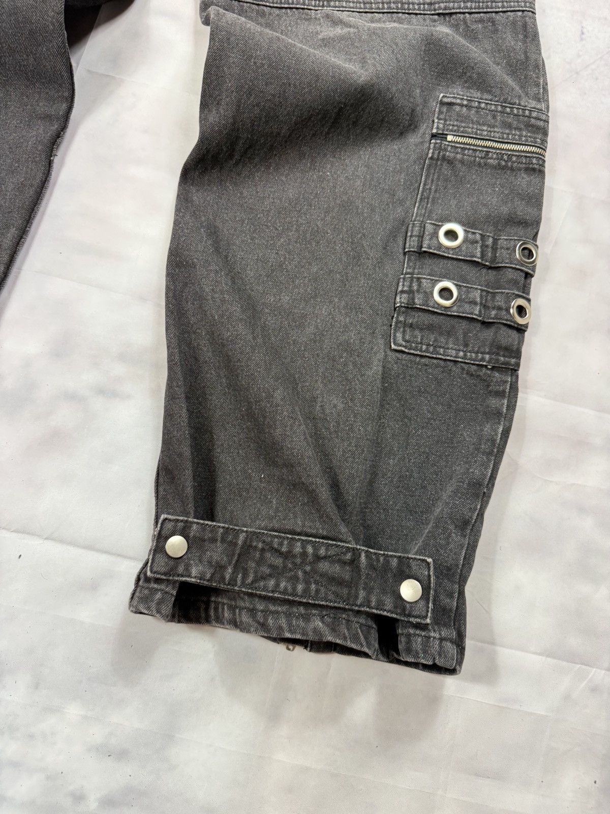 PROJECT G/R Project G/R Flight Denim Pants - black y2k vintage Size US 32 / EU 48 - 11 Thumbnail